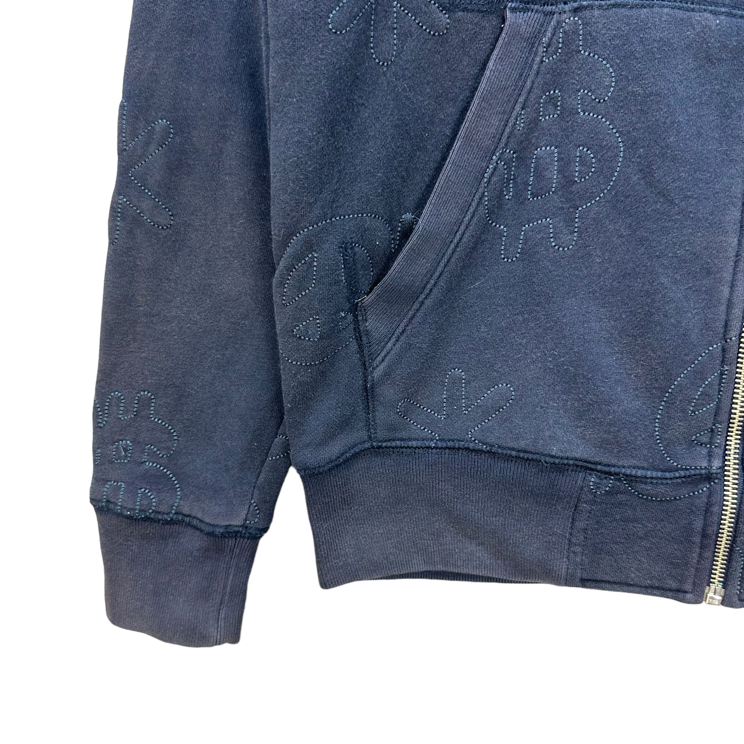 Stussy STUSSY ALLOVER STITCHES LOGO ZIPPER HOODIES #8904-037 Size US S / EU 44-46 / 1 - 4 Thumbnail