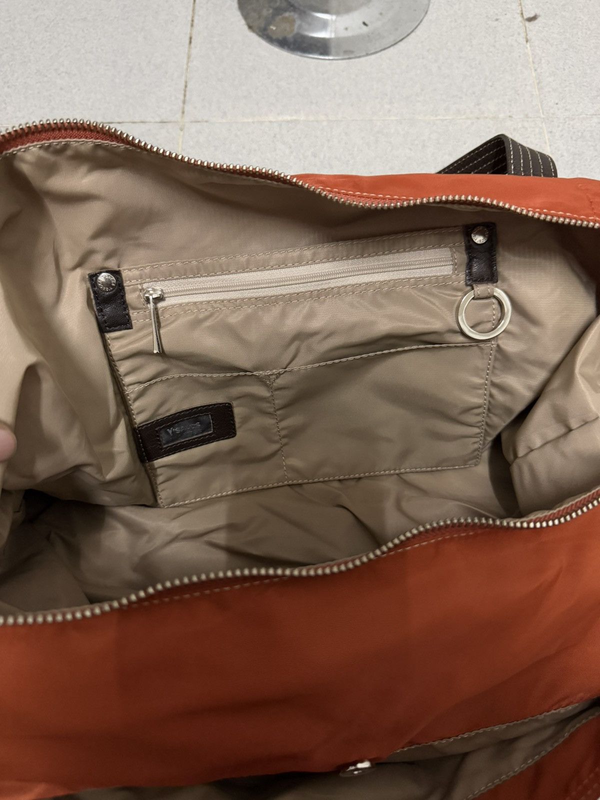 Yohji Yamamoto Vintage Y’saccs Yohji Yamamoto Totebag Orange Size ONE SIZE - 9 Thumbnail