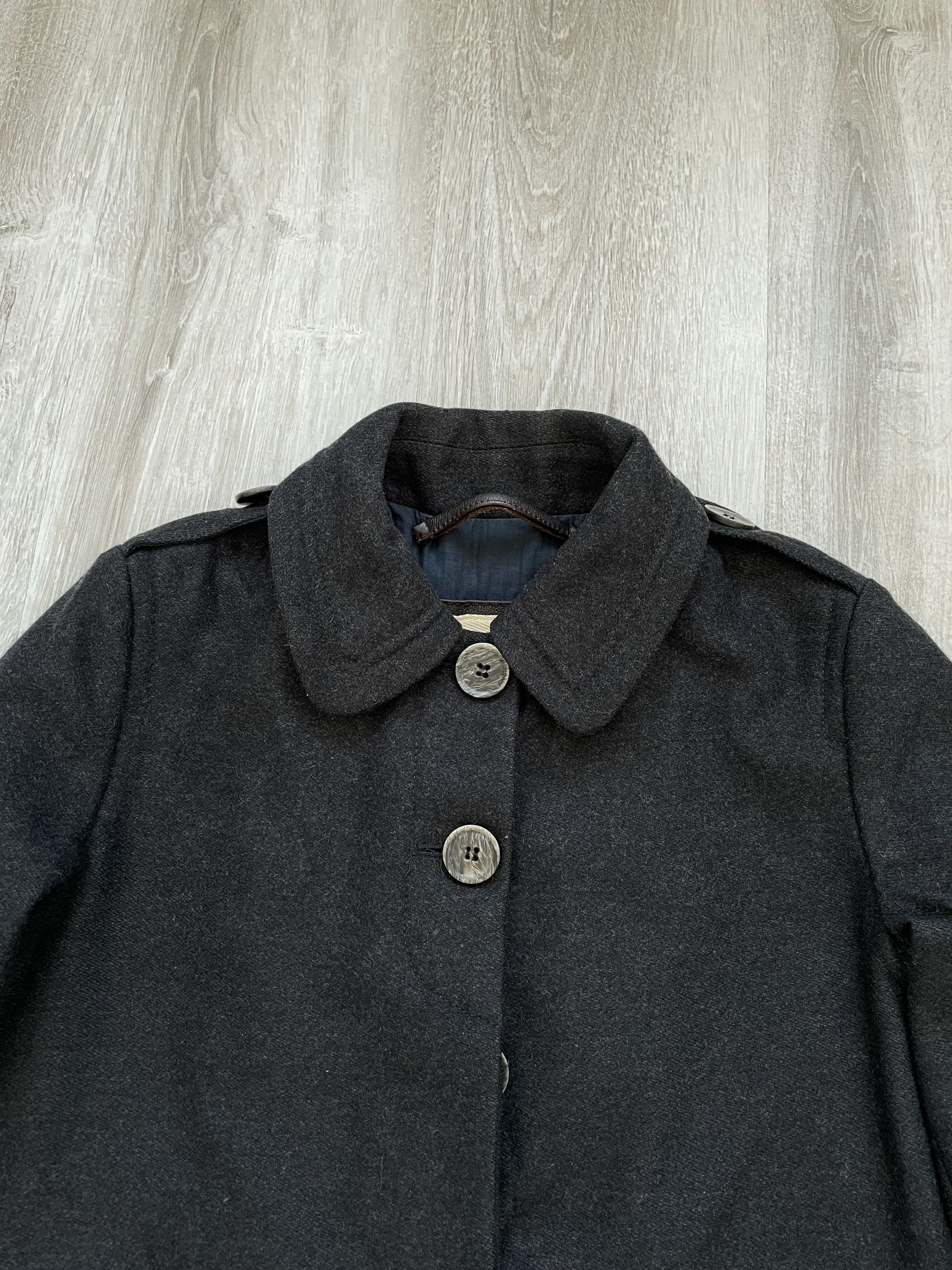 Burberry Thomas Burberry Wool Grey Coat Luxury Size M / US 6-8 / IT 42-44 - 2 Thumbnail