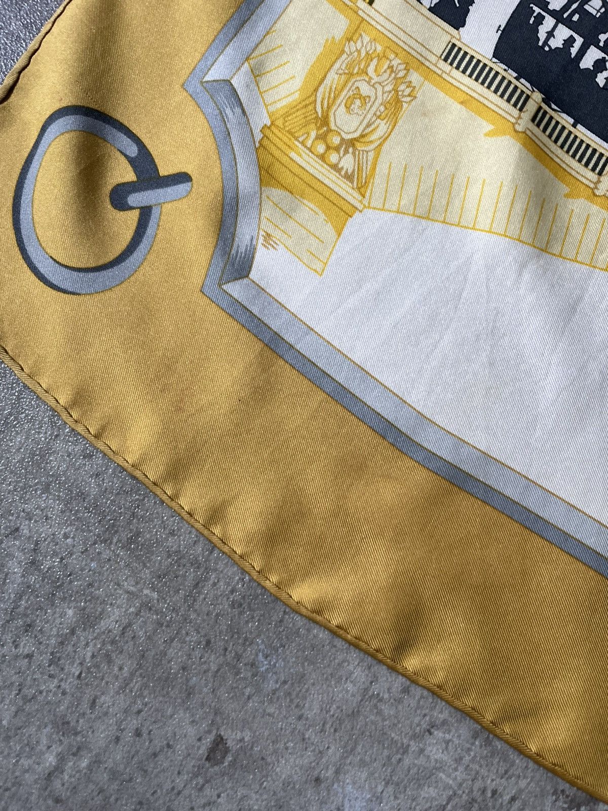 Hermes Hermes ''Le Ponts de Paris'' silk scarf yellow rare Size ONE SIZE - 17 Thumbnail