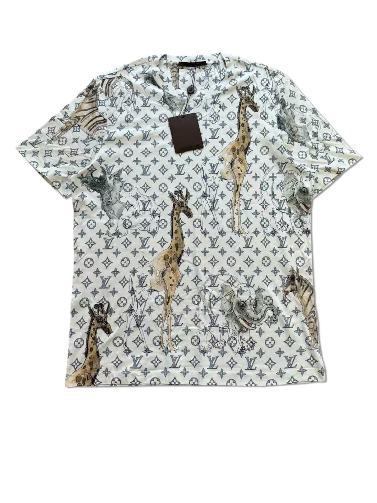 Louis Vuitton Louis Vuitton x Chapman Brothers Monogram Animals T-shirt Size US L / EU 52-54 / 3 - 1 Thumbnail