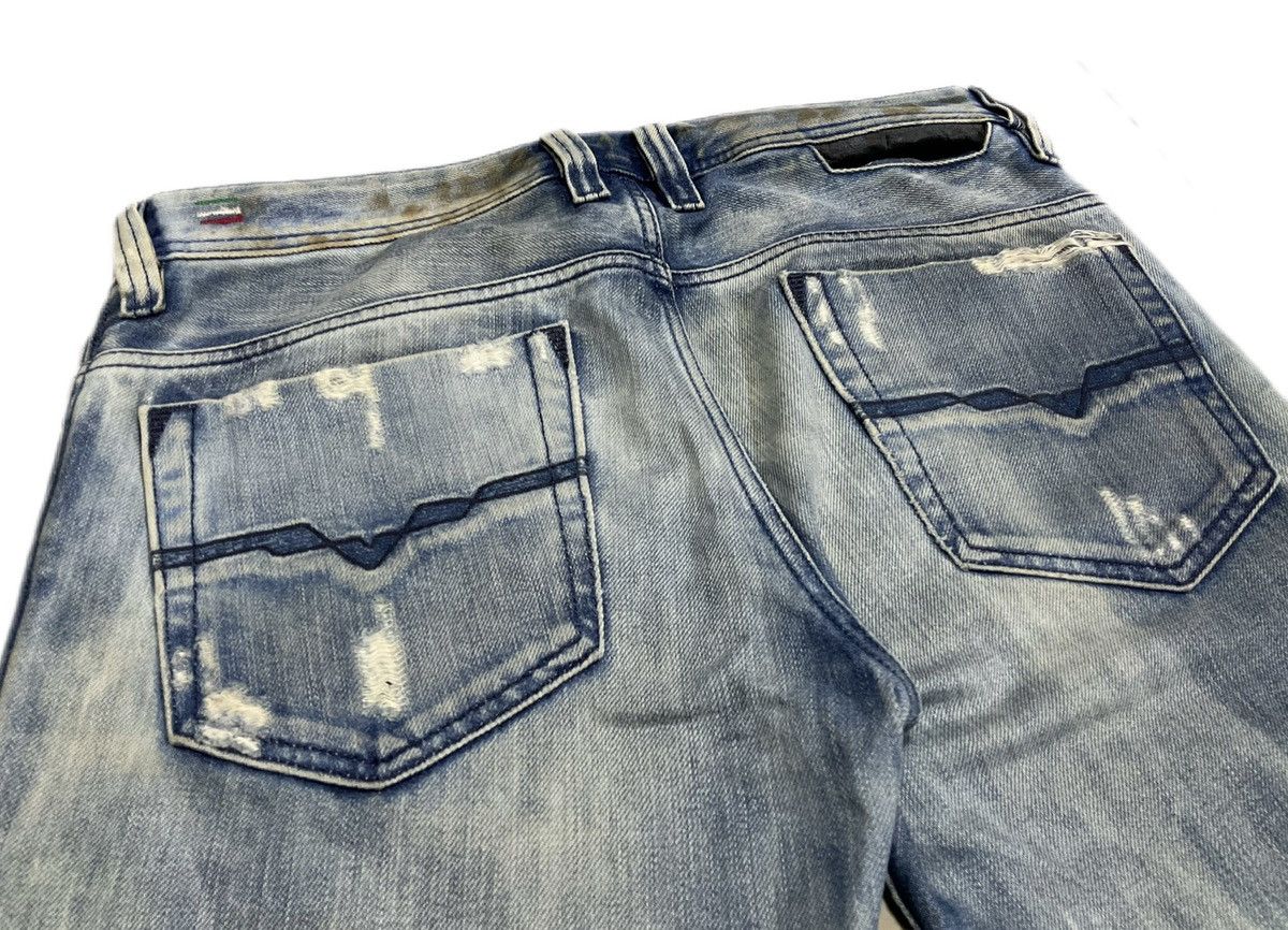 Diesel × If Six Was Nine × Japanese Brand 🔥Sick Y2K Diesel Denim Distressed Safado Size US 32 / EU 48 - 3 Thumbnail