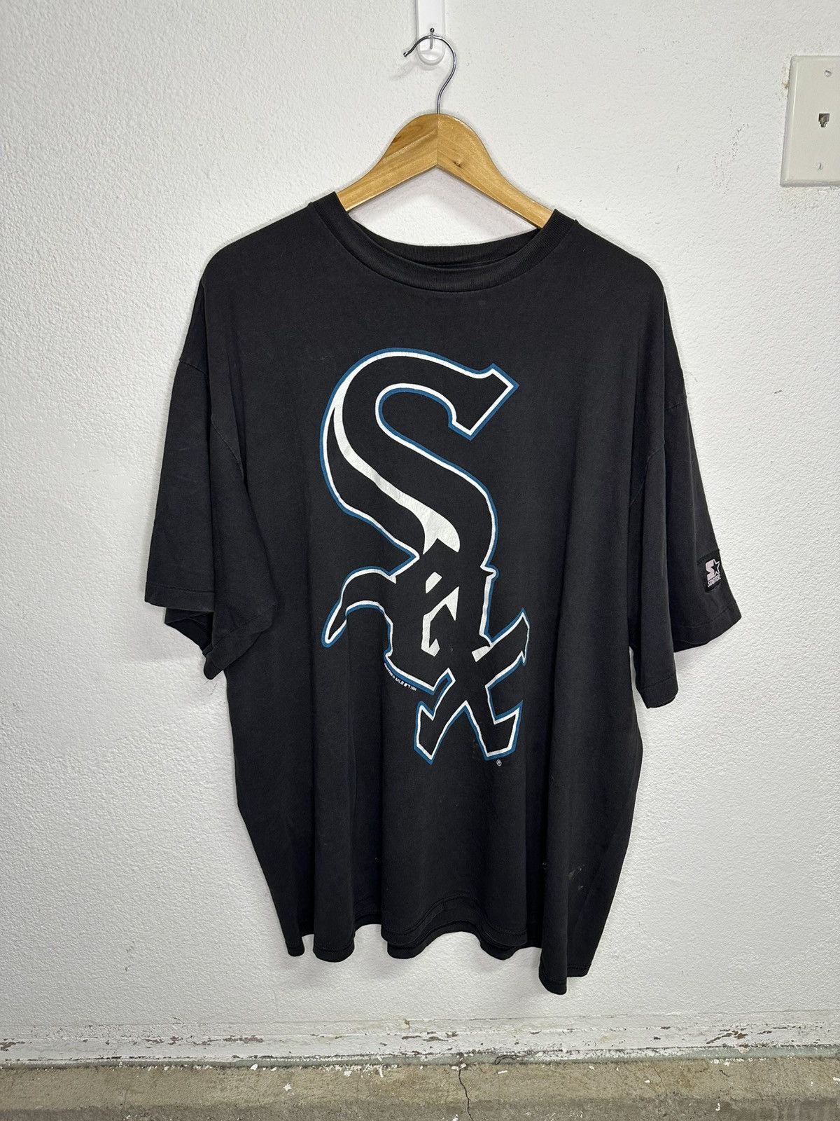 MLB Vintage MLB White Socks T-shirt Size US XXL / EU 58 / 5 - 1 Thumbnail