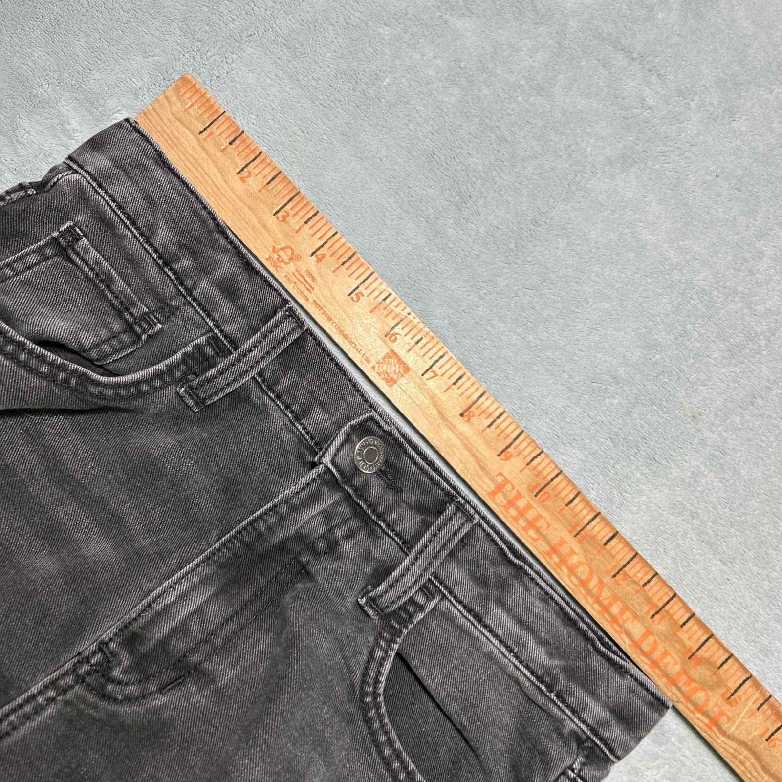 Old Navy Beyond Baggy Jeans Womens 14 28x25 Raw Hems Hamilton Wide Size 36" / US 14 / IT 50 - 11 Thumbnail