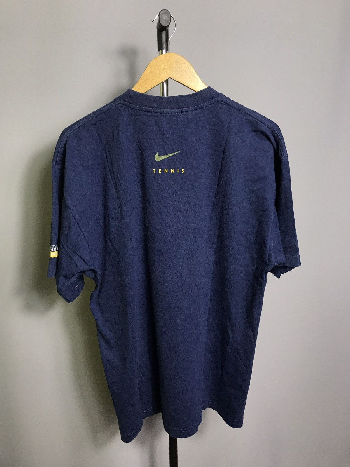 Vintage 1997 Nike Kitzbuhel Tennis Swoosh Shirt Print Generali Open Size US L / EU 52-54 / 3 - 11 Thumbnail