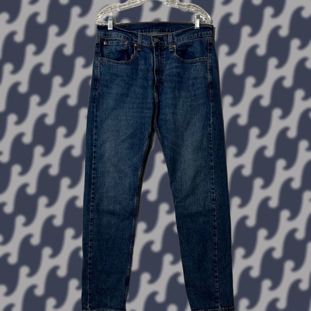 Levi's Levi's 505 Slim Fit Washed Blue Medium Washed Denim Jeans Men's Size 32x32 Size US 32 / EU 48 - 1 Thumbnail