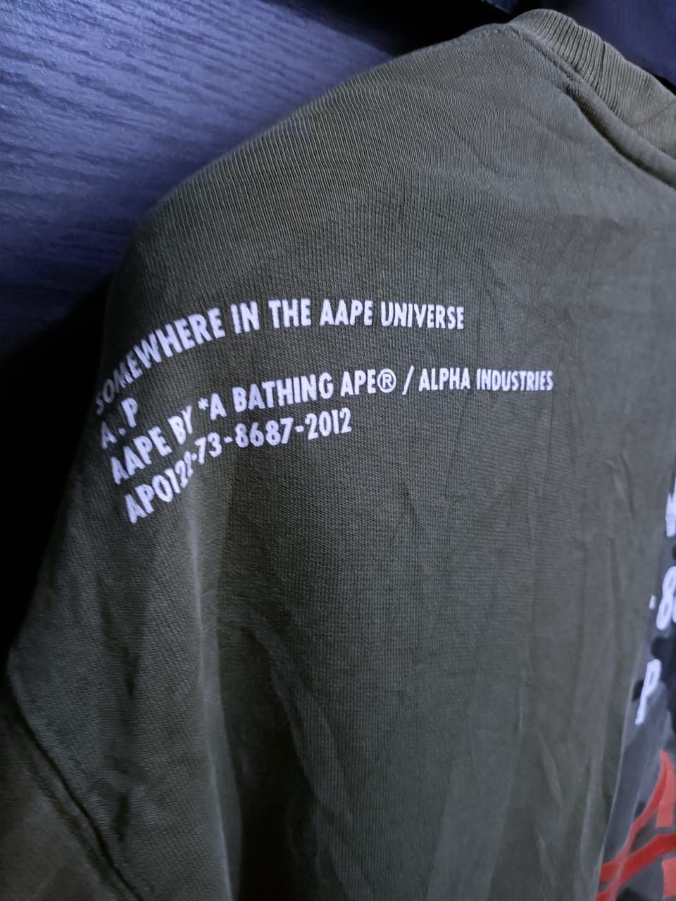 Aape × Alpha Industries Aape by a bathing ape x aloha industries crewneck Size US M / EU 48-50 / 2 - 6 Thumbnail