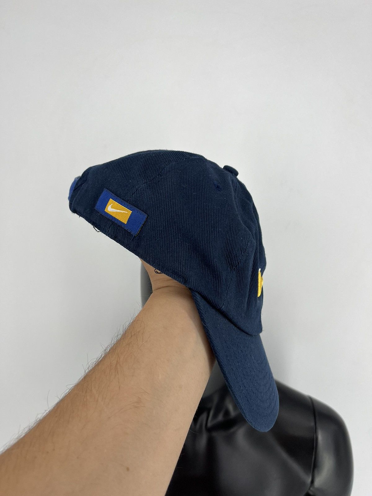 Nike × Vintage Nike 90s Vintage Hat Cap Swoosh Streetwear Hype Size ONE SIZE - 3 Thumbnail