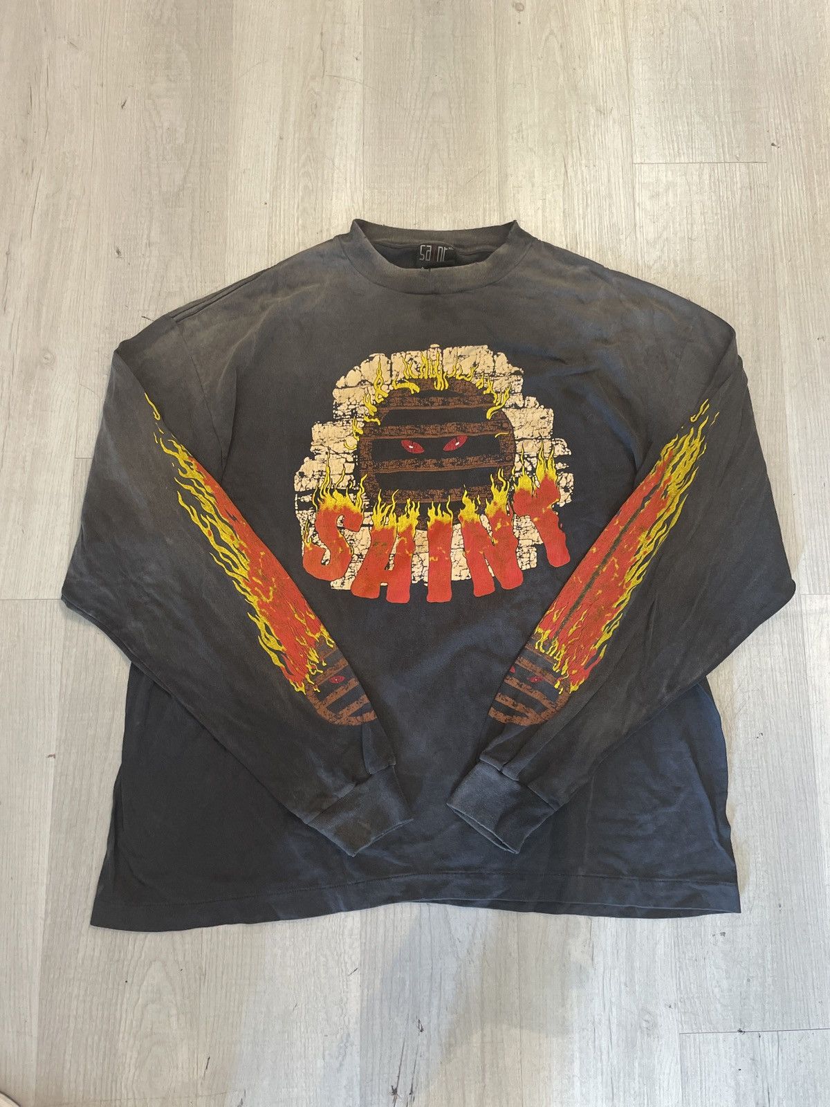 Saint Michael Saint Michael Live In Hell Longsleeve T-Shirt XL Size US XL / EU 56 / 4 - 1 Thumbnail