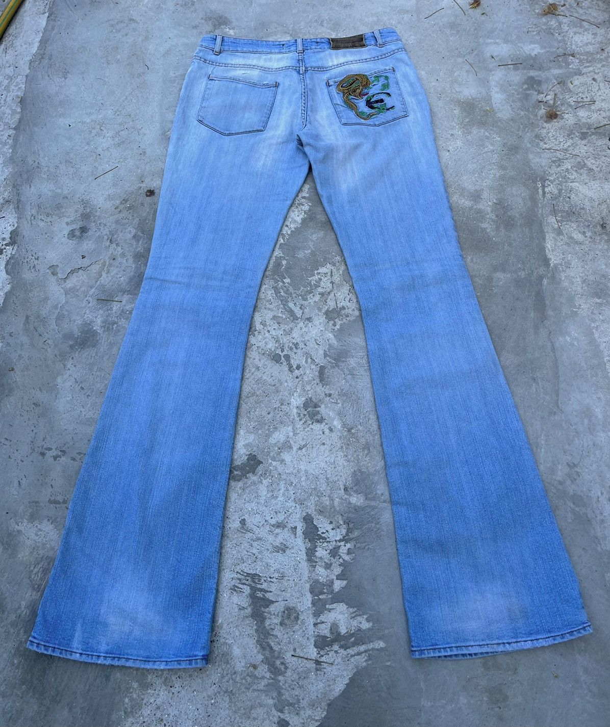 Just Cavalli × Roberto Cavalli Just Cavalli vintage embroidered jeans Size US 28 / EU 44 - 3 Thumbnail