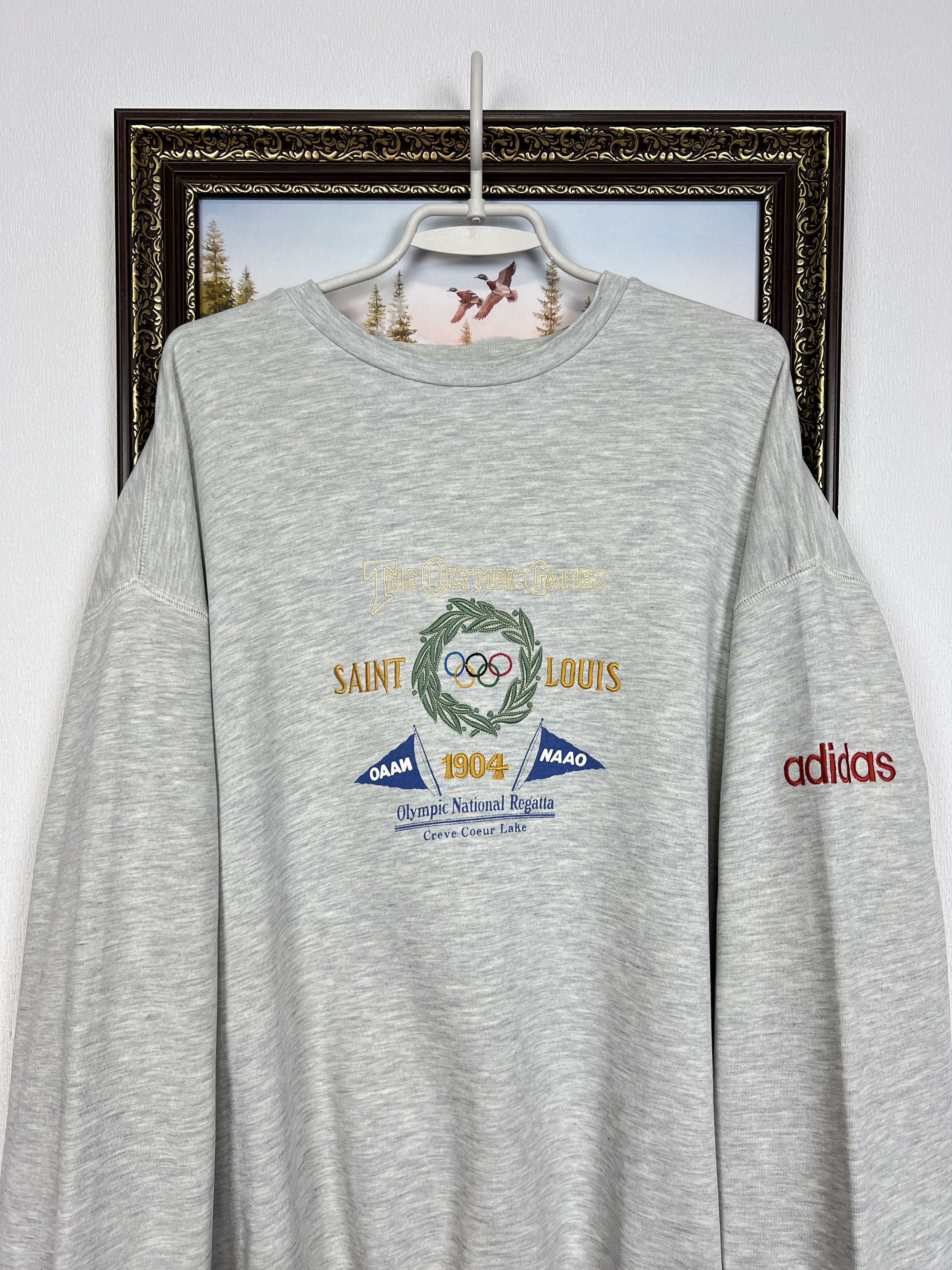 Adidas Vintage 90s Adidas Saint Louis Olympic National Regatta Size US L / EU 52-54 / 3 - 2 Thumbnail