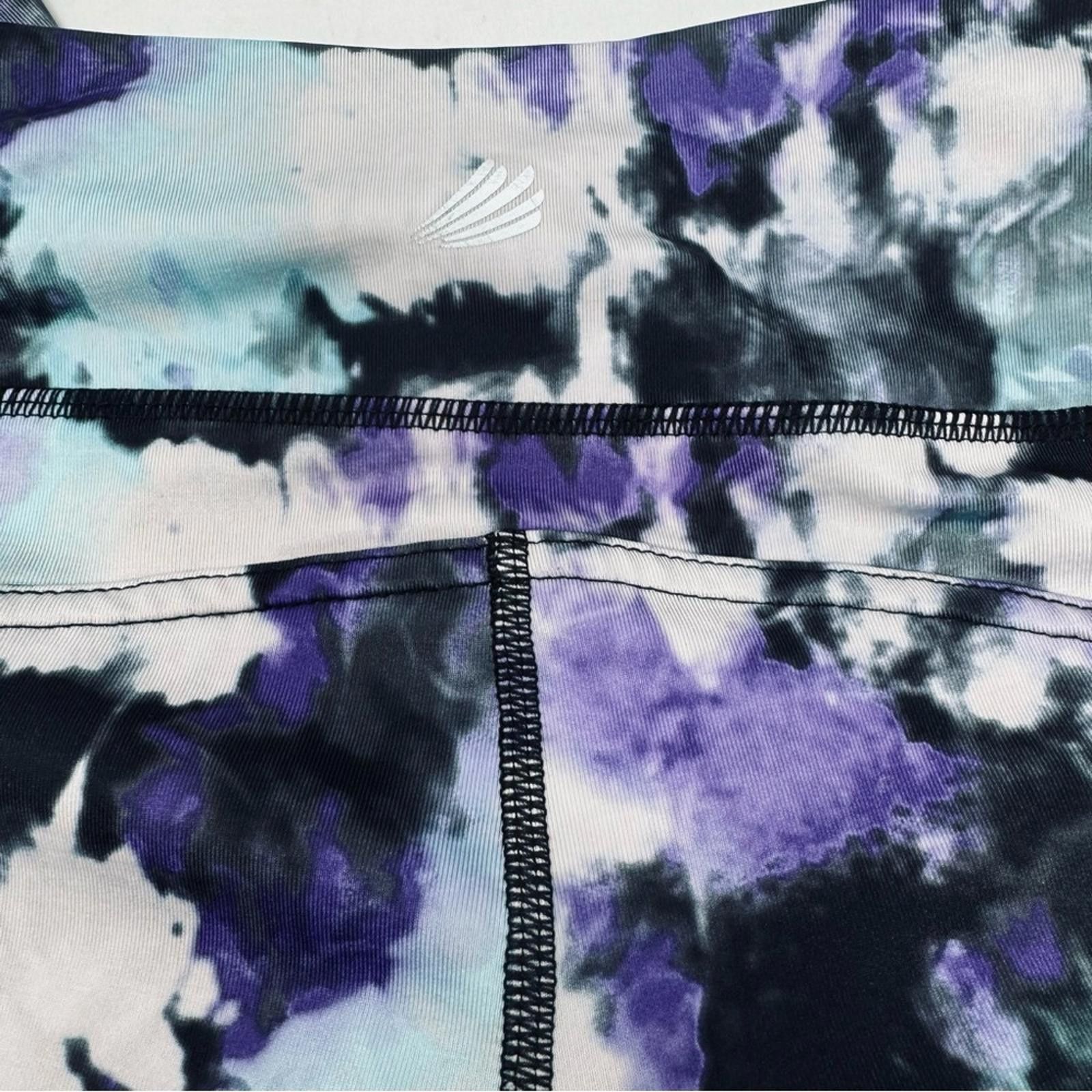 Free Country Free Country Women's Abstract Leggings - Blue and Purple Size 32" / US 10 / IT 46 - 8 Thumbnail