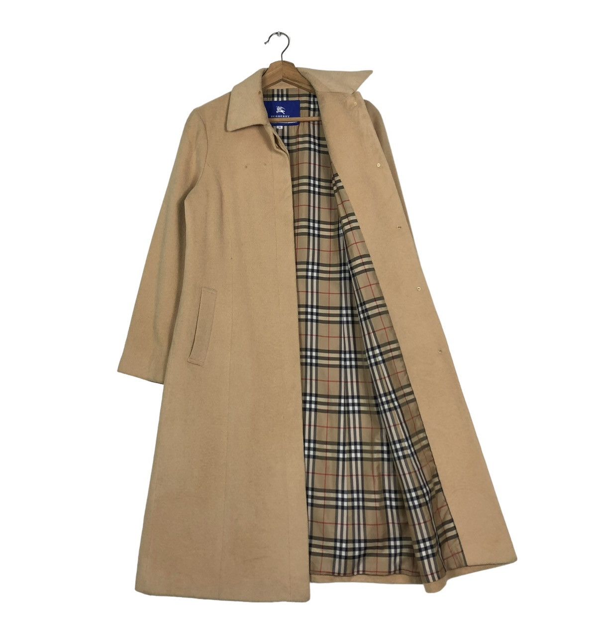 Burberry 🔥VINTAGE BURBERRY LONDON BLUE LABEL WOOL NOVA CHECK Size XS / US 0-2 / IT 36-38 - 1 Thumbnail
