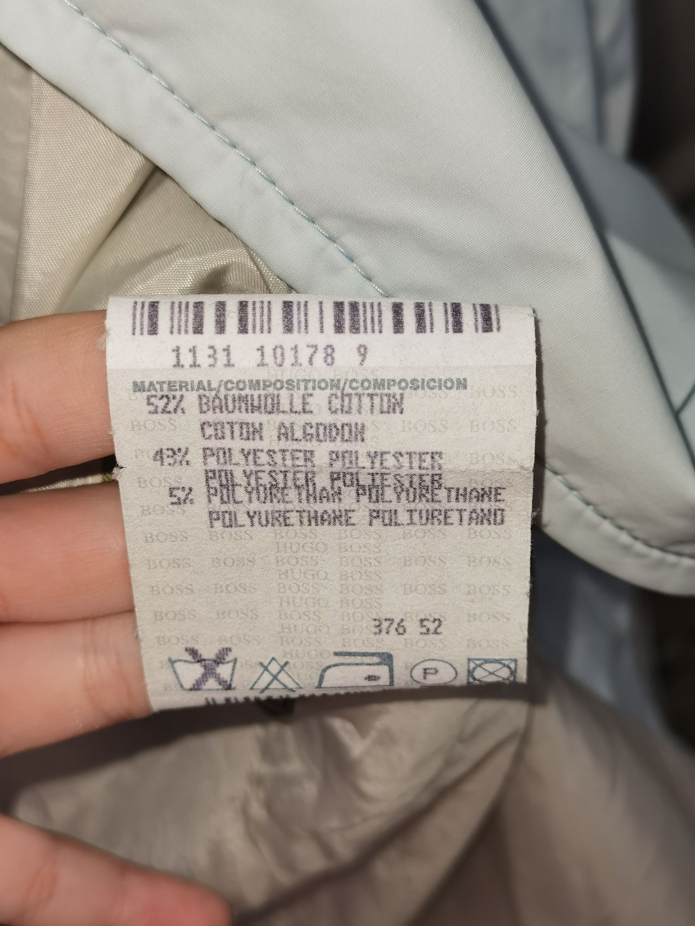 Hugo Boss Hugo Boss Light Blue Jacket Size US M / EU 48-50 / 2 - 6 Thumbnail