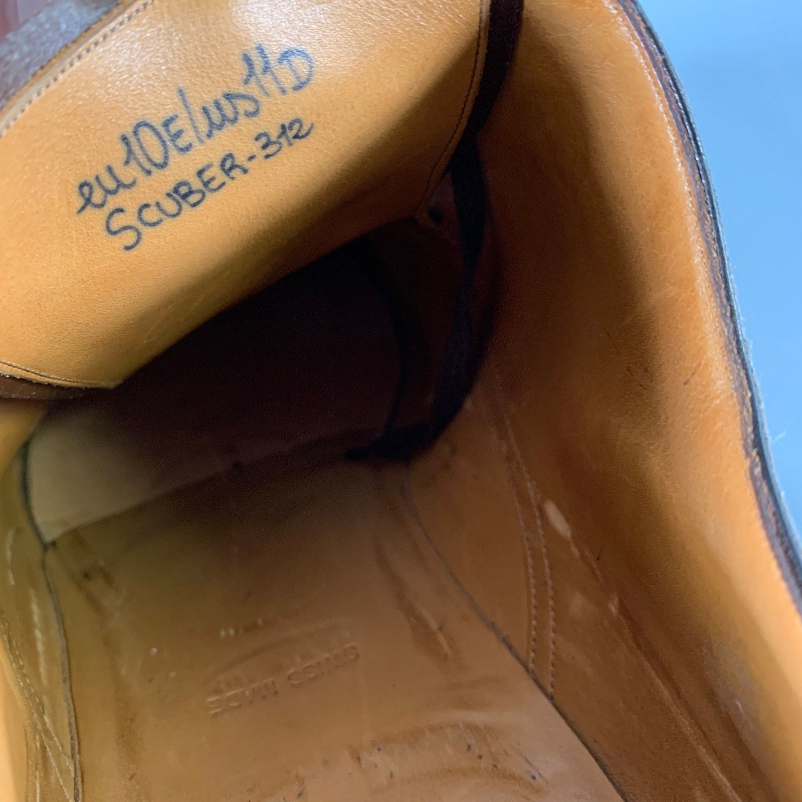 Bally BALLY SCUBER Brown Contrast Stitch Leather Derby Lace Up Size US 12 / EU 45 - 7 Thumbnail