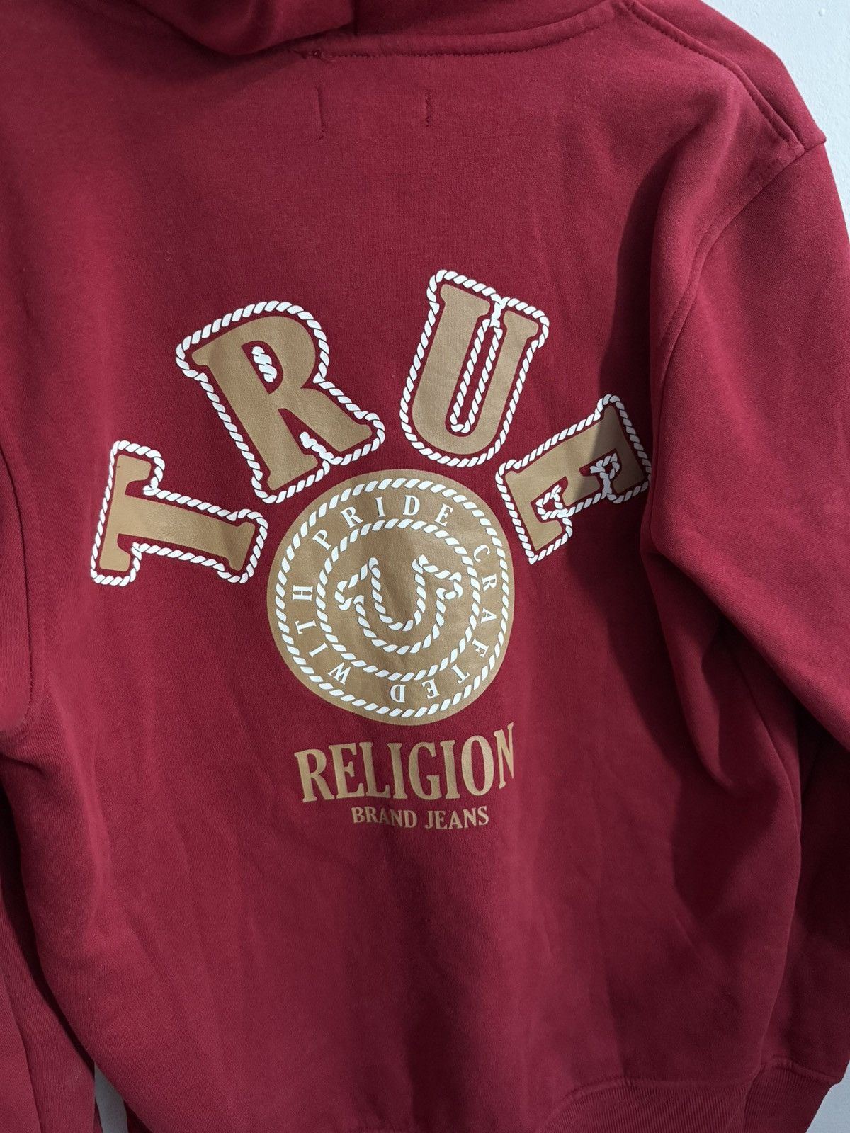 True Religion Red & Tan True Religion Hoodie Size US M / EU 48-50 / 2 - 6 Thumbnail