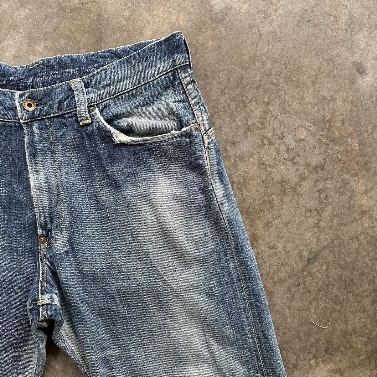 Japanese Brand Vintage Edwin Faded Distressed Denim Jean Pant W34 Size US 34 / EU 50 - 5 Thumbnail