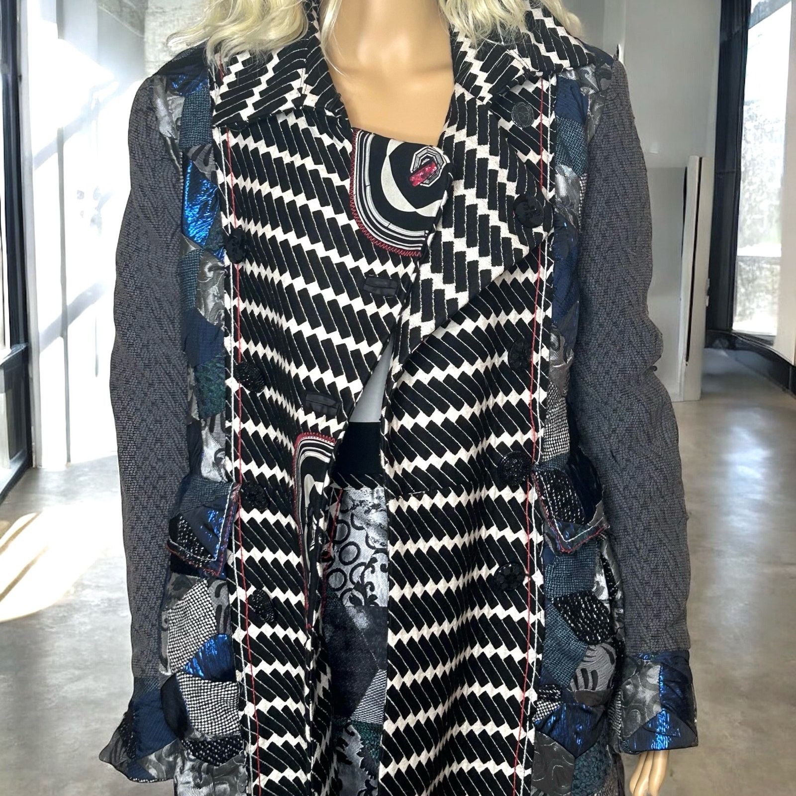 Desigual Desigual tapestry coat and skirt multicolor set M Size M / US 6-8 / IT 42-44 - 5 Thumbnail