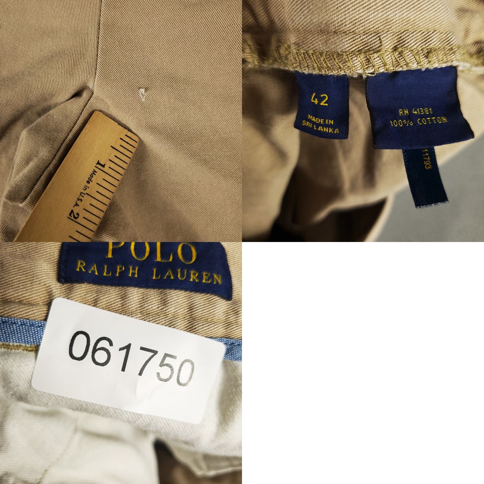 Ralph Lauren VINTAGE Ralph Lauren Shorts Men Size 42 Brown Chino Flat Front Casual Classic Size US 42 / EU 58 - 8 Thumbnail