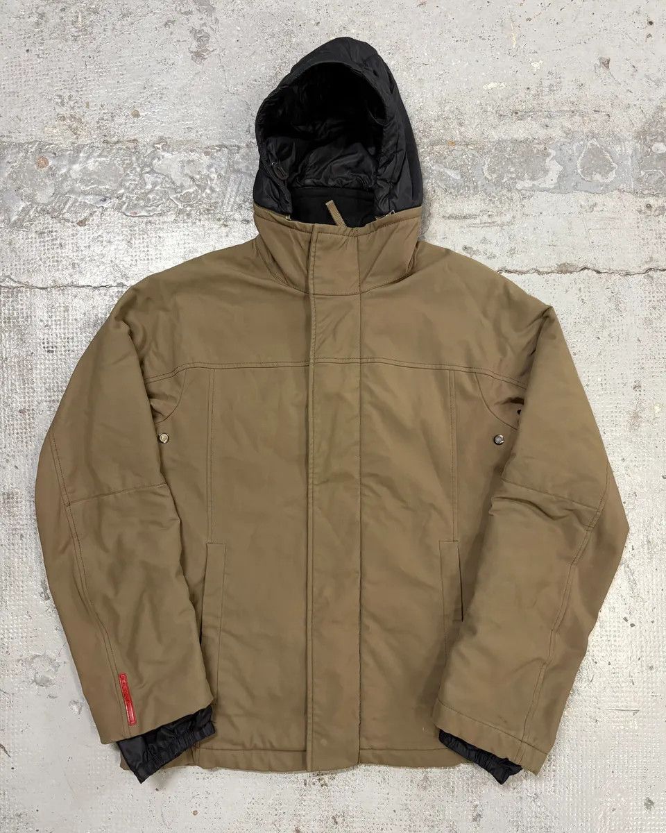 Prada AW2009 Prada Linea Rossa Beige Nylon Ski Removable Hood Jacket Size US M / EU 48-50 / 2 - 1 Thumbnail