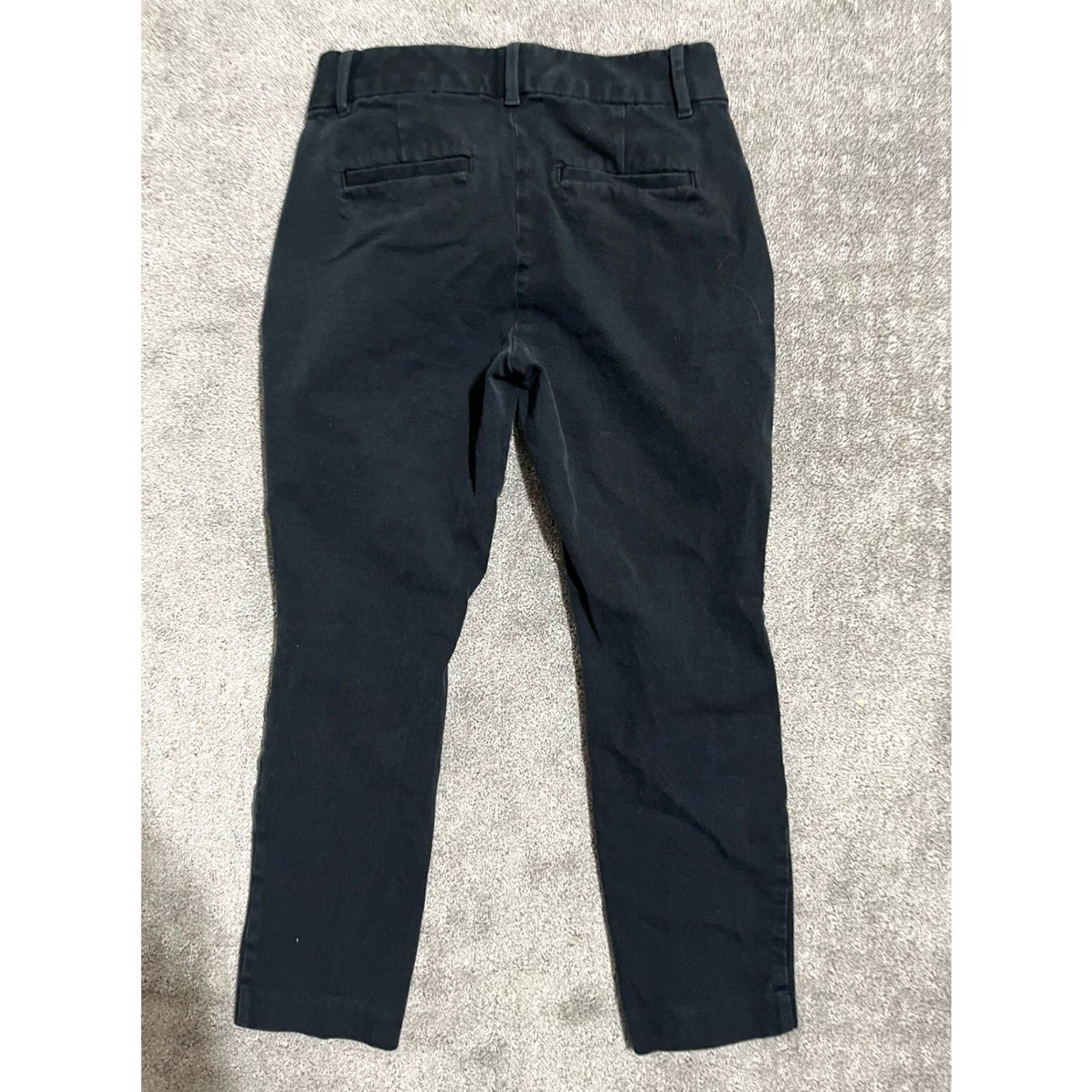 Gap Gap Women's 2P Petite Signature Skinny Ankle Pants Black Stretch Denim Size 26" / US 2 / IT 38 - 3 Thumbnail