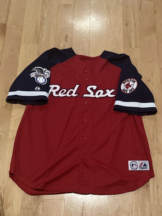 Vintage #34 DAVID ORTIZ Boston Red Sox MLB Majestic Jersey YL