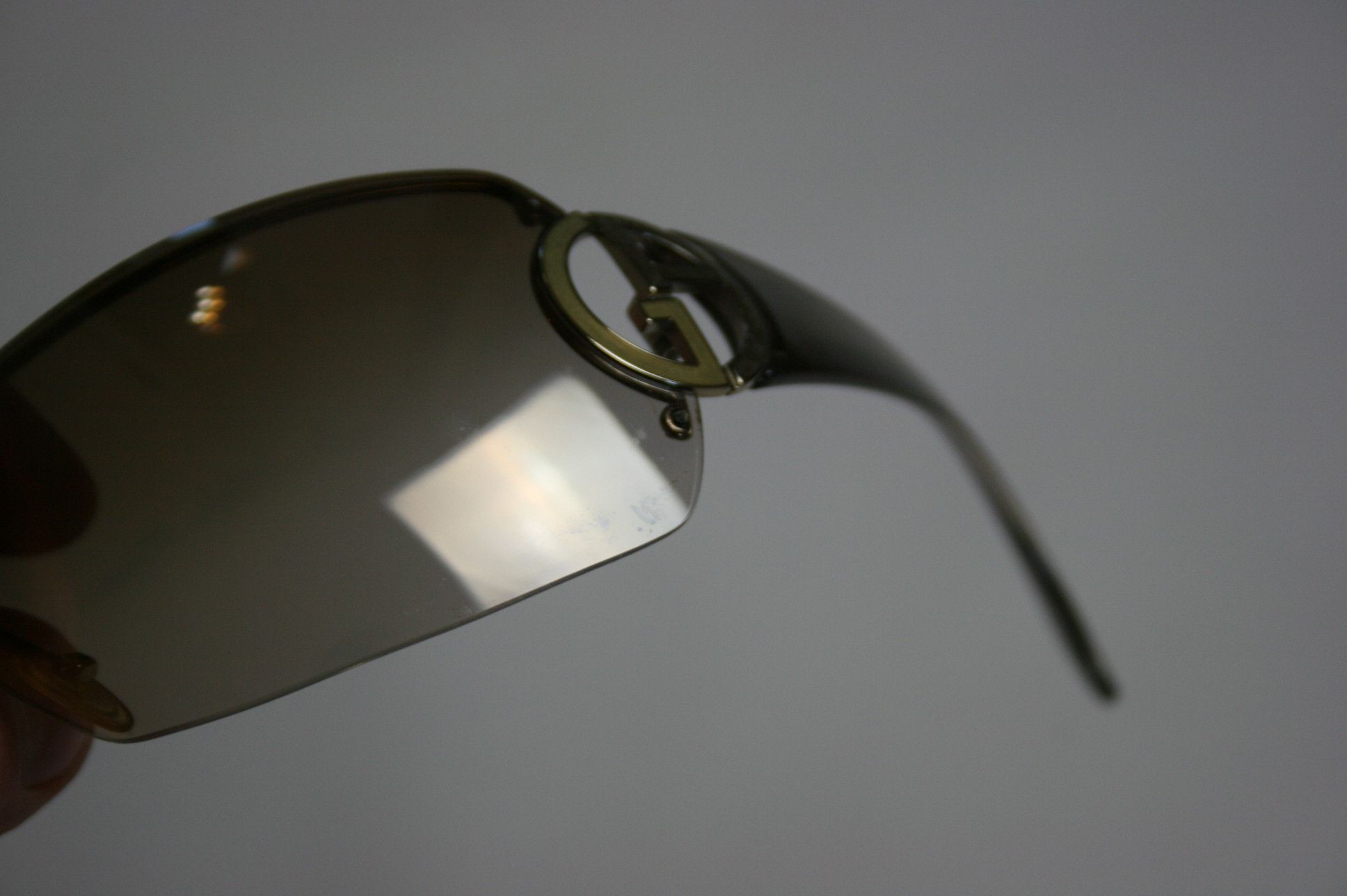 Armani × Giorgio Armani 00S GA Logo Mask Sunglasses Vintage Size ONE SIZE - 7 Thumbnail