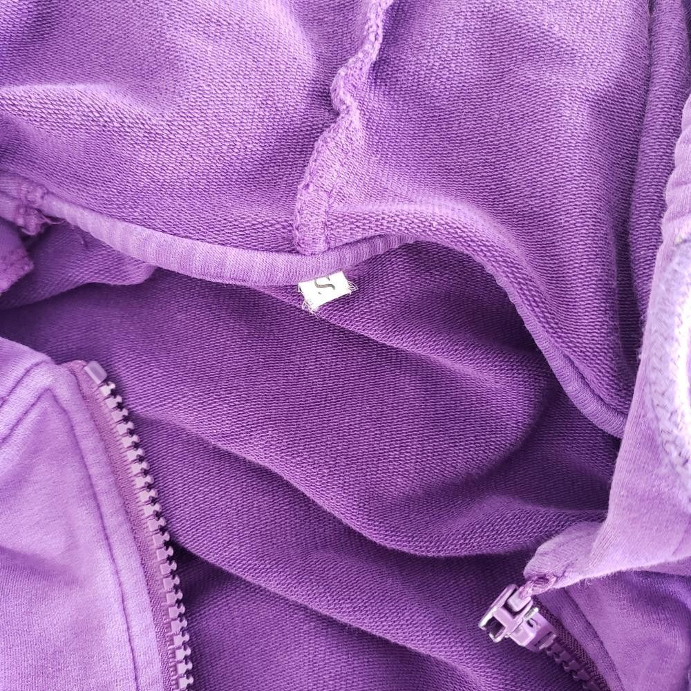 Designer Violet Comfy Marquee Sweat Suit Zip Up Size 28" / US 6 / IT 42 - 3 Thumbnail