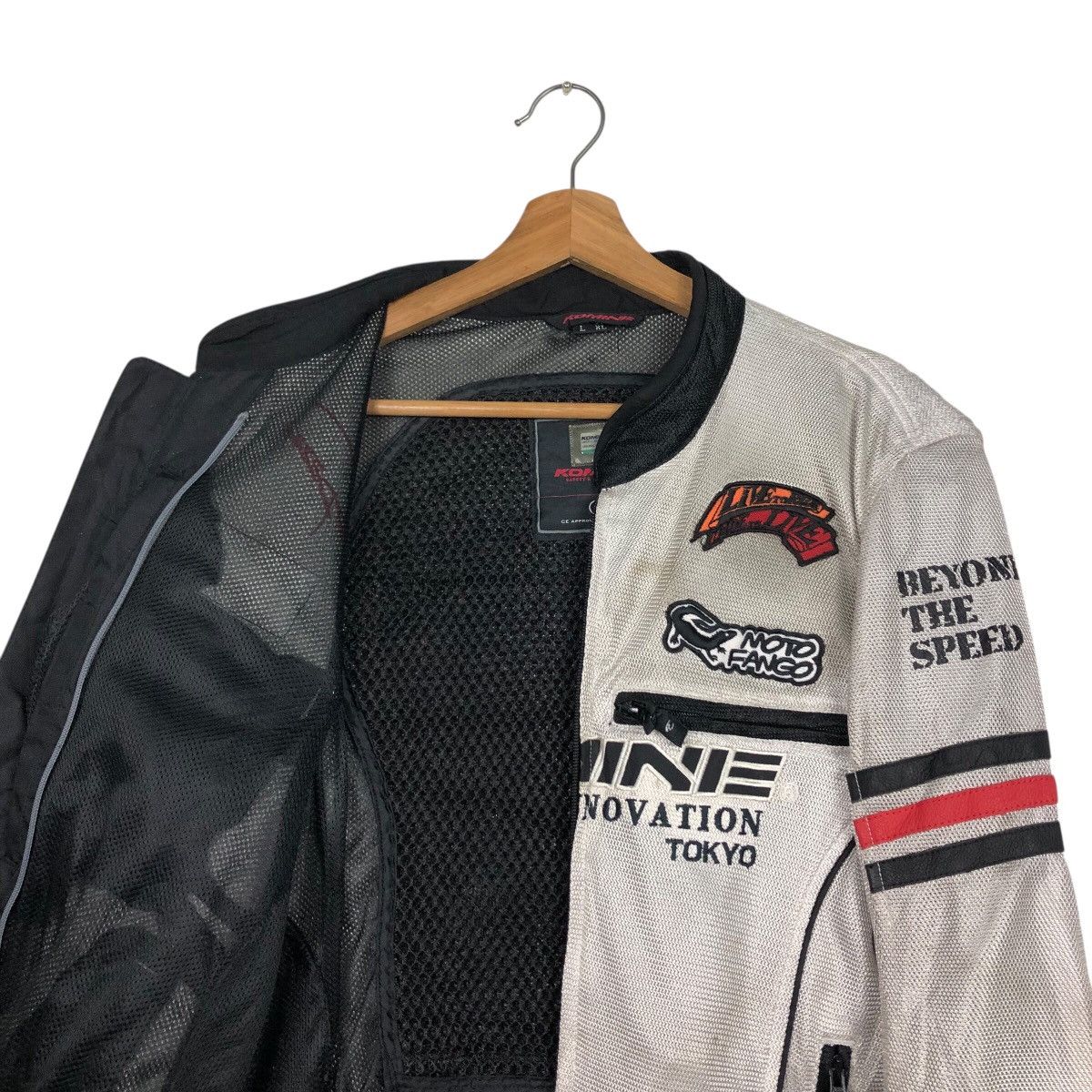 Japanese Brand 📌Vintage Racing Bomber Jacket Komine Kadoya Big Logo Size US XL / EU 56 / 4 - 15 Thumbnail
