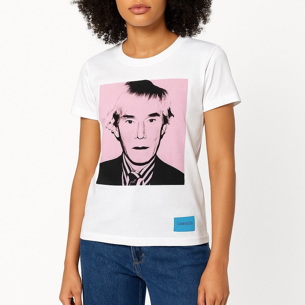 Calvin Klein Calvin Klein Jeans x Andy Warhol Pink Portrait Graphic Tee ( Size L / US 10 / IT 46 - 3 Thumbnail