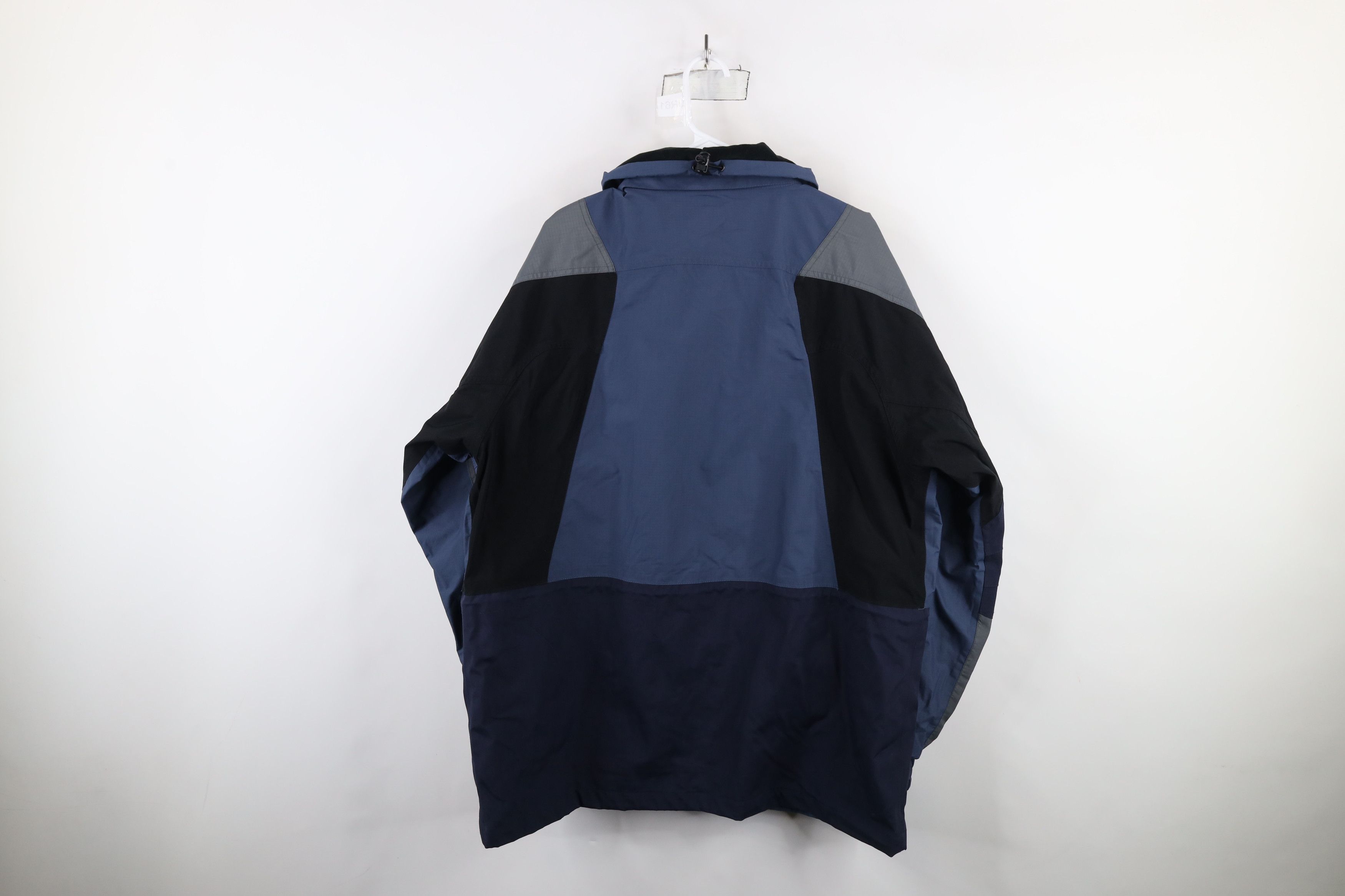 Cabelas × Vintage Vintage 90s Cabelas Waterproof Full Zip Jacket Coat Blue Size US L / EU 52-54 / 3 - 13 Thumbnail