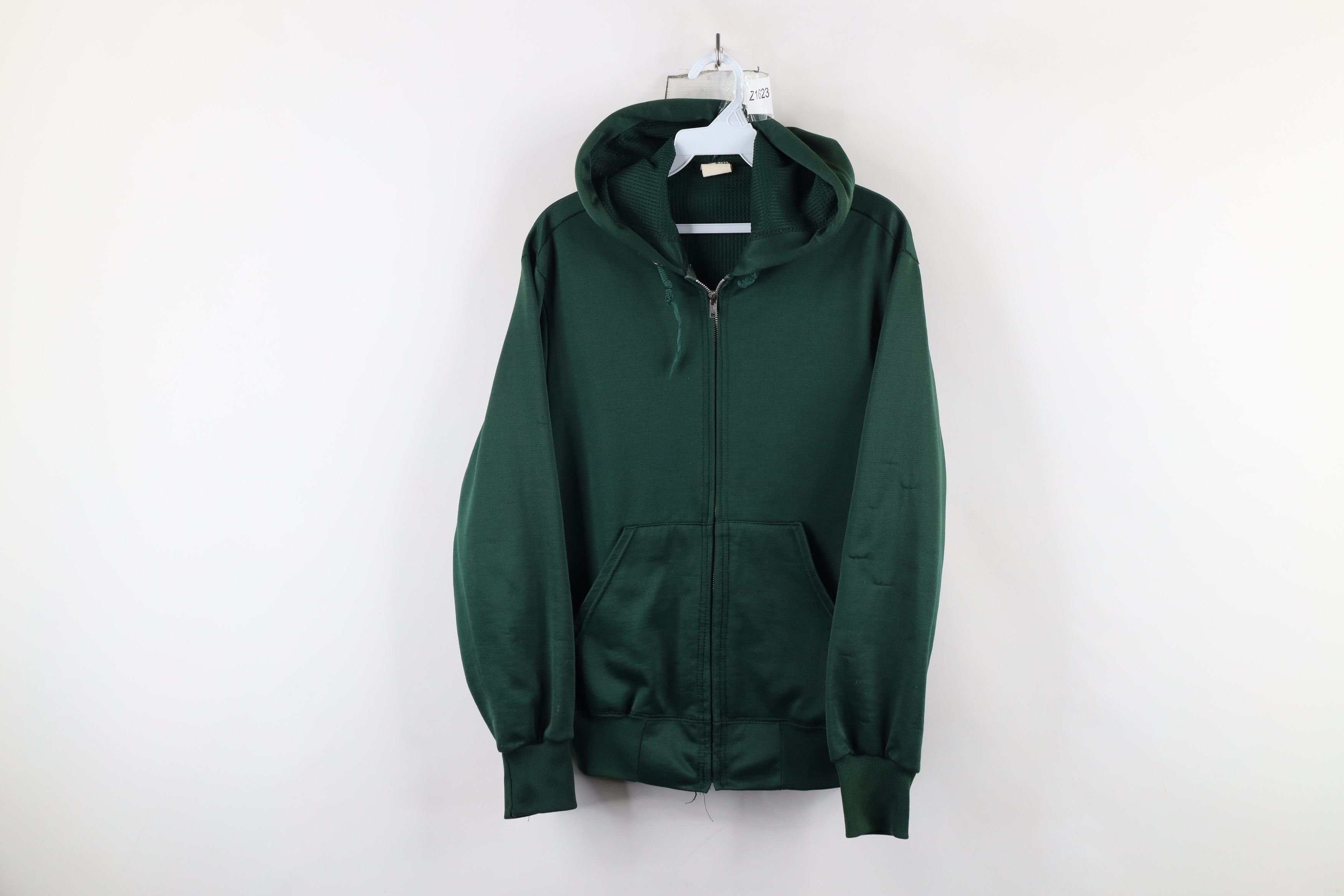 Vintage Vintage 70s Streetwear Thermal Lined Full Zip Hoodie USA Size US M / EU 48-50 / 2 - 1 Thumbnail