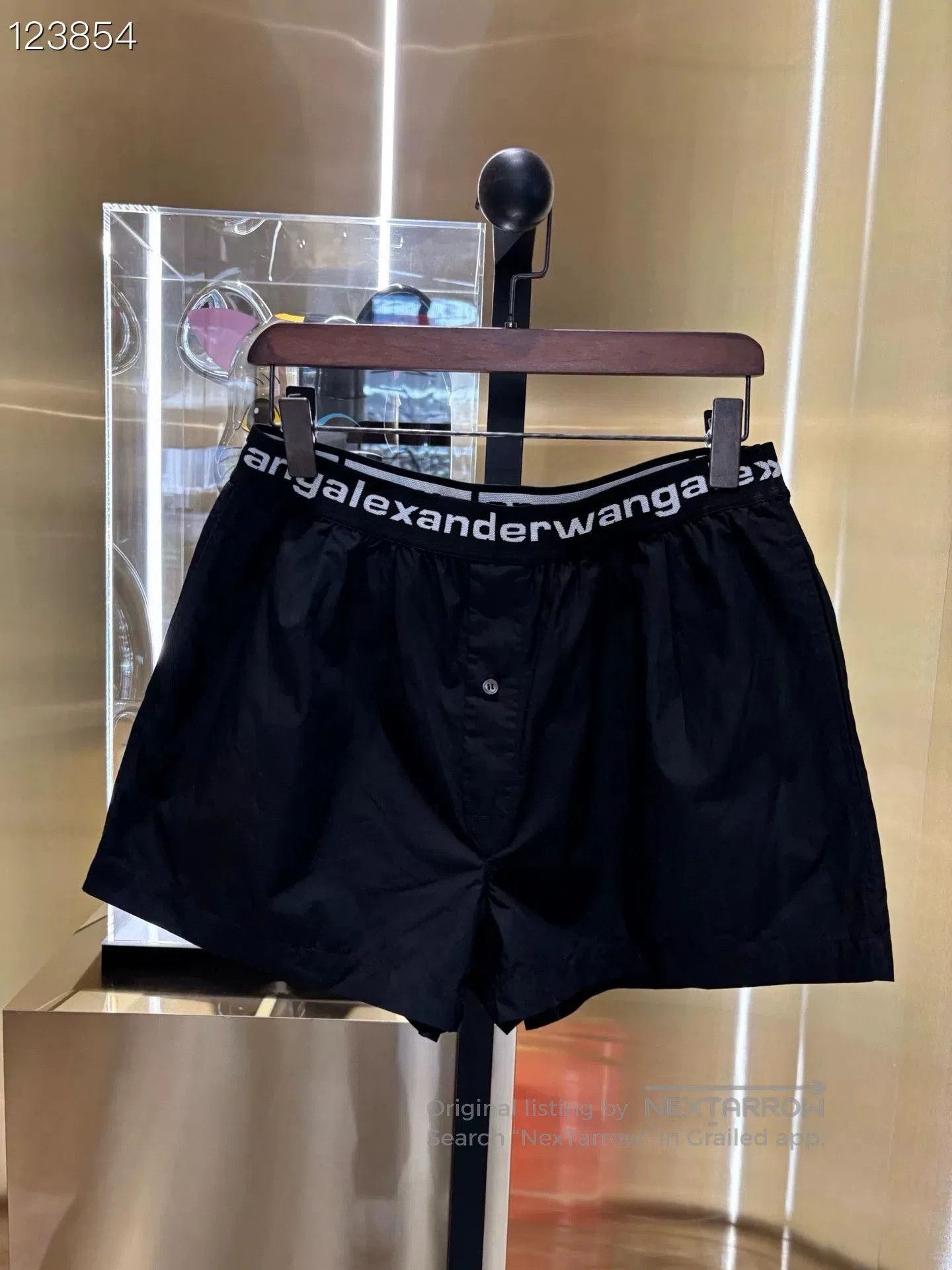 Other Alexanderwang Logo Elastic Shorts. Size 28" / US 6 / IT 42 - 1 Thumbnail