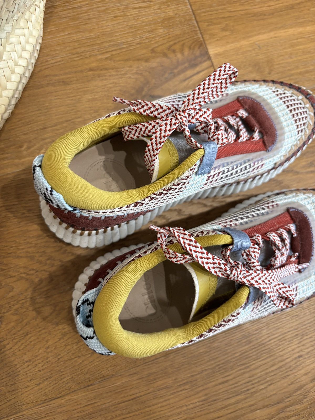 Chloe Chloé Nama sneakers mesh colorful Size US 7 / IT 37 - 8 Thumbnail