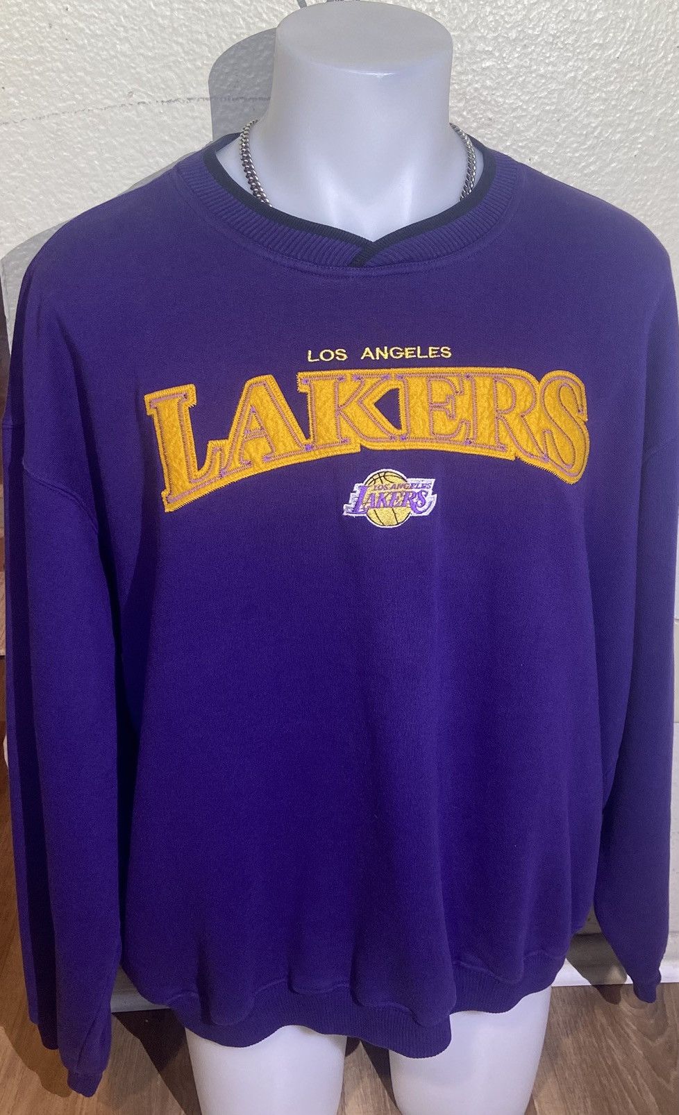 Antigua × NBA Vintage Antigua Lakers Crewneck Size XXL Size US XXL / EU 58 / 5 - 1 Thumbnail