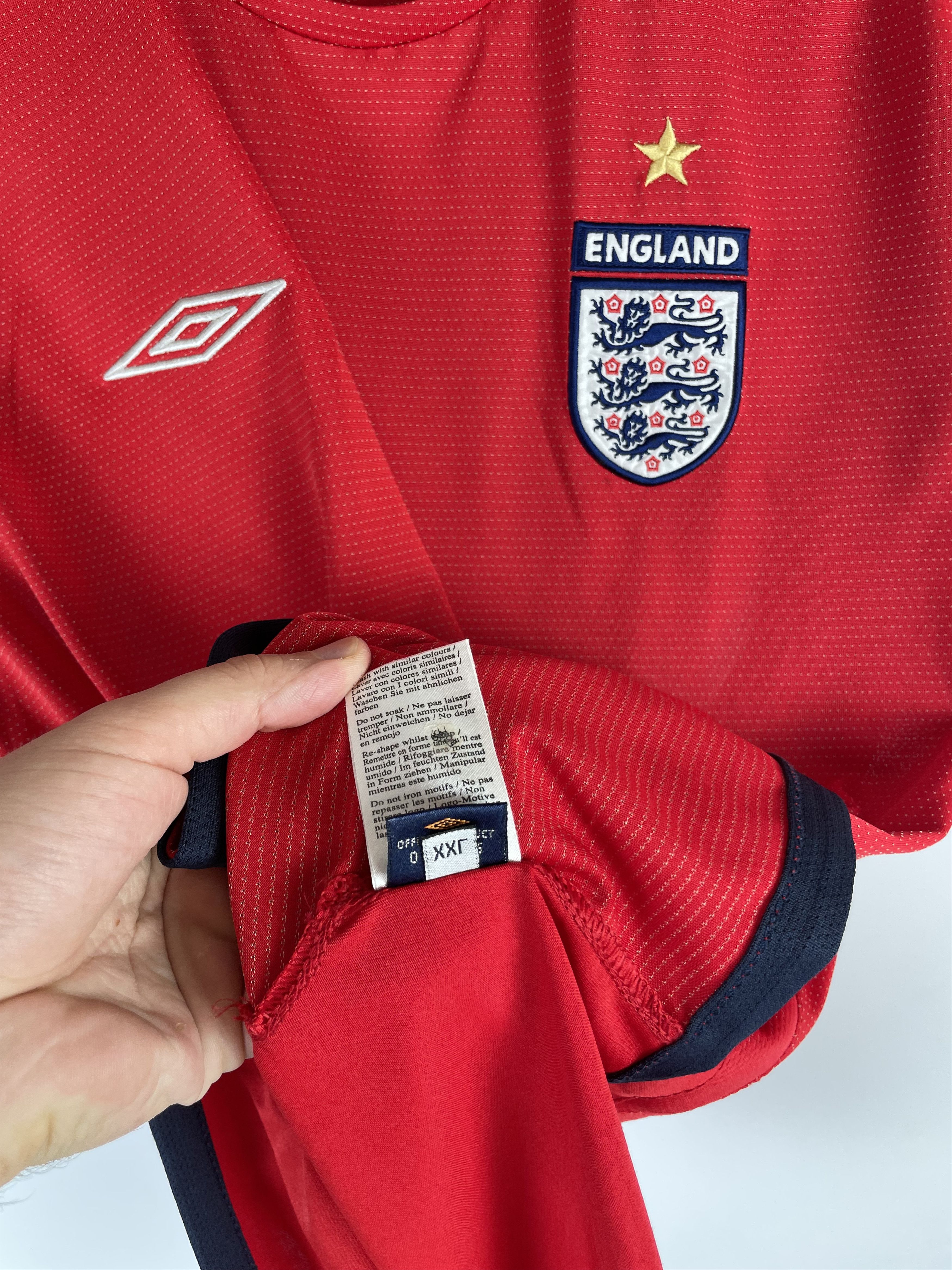 Umbro × Vintage Vintage Umbro England Jersey Size US XXL / EU 58 / 5 - 9 Thumbnail