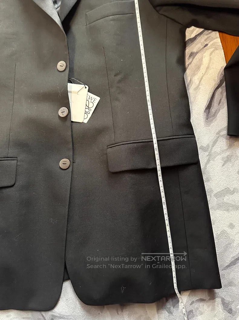 Loewe Loewe Black Suit Jacket Size 46L - 8 Thumbnail