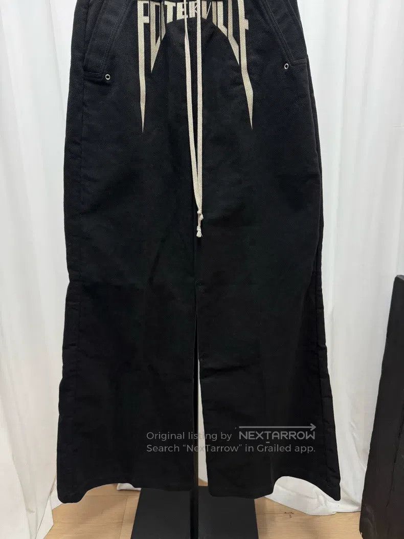 Rick Owens RICK OWENS Embroidered Flared Trousers Size US 28 / EU 44 - 3 Thumbnail