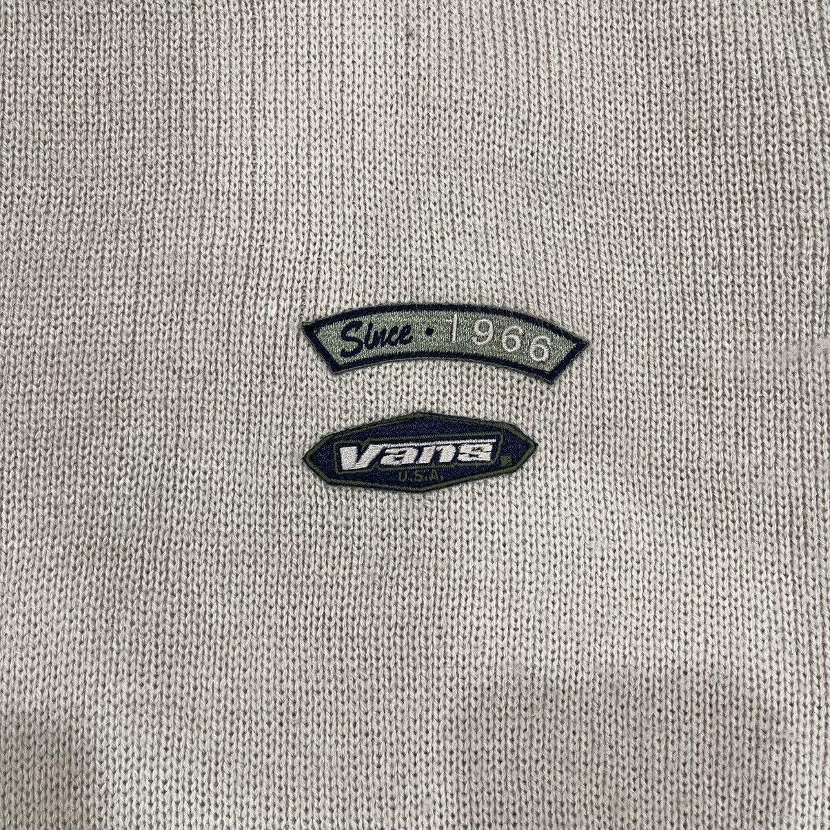 Vans Vintage 90s USA Vans Knitted Crewneck Sweater Sweatshirt Size US L / EU 52-54 / 3 - 13 Thumbnail