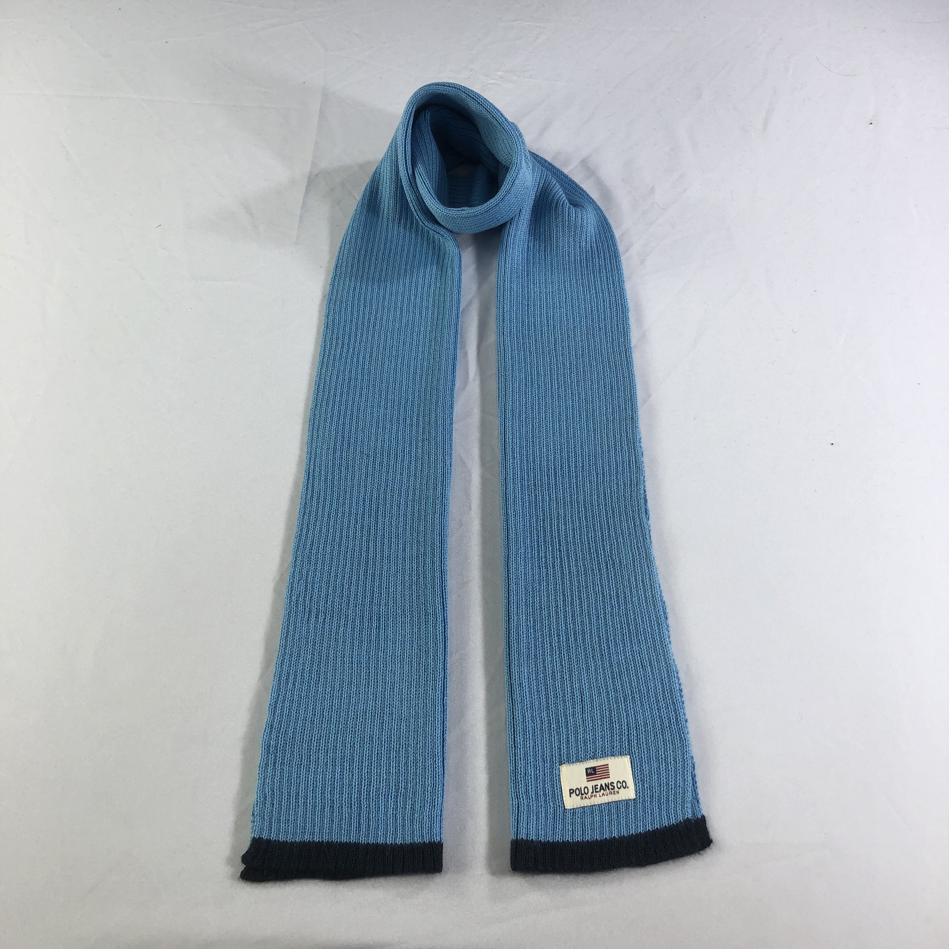 Polo Ralph Lauren Polo Jeans by Ralph Lauren Pleated Scarf Muffler V1651 Size ONE SIZE - 1 Thumbnail