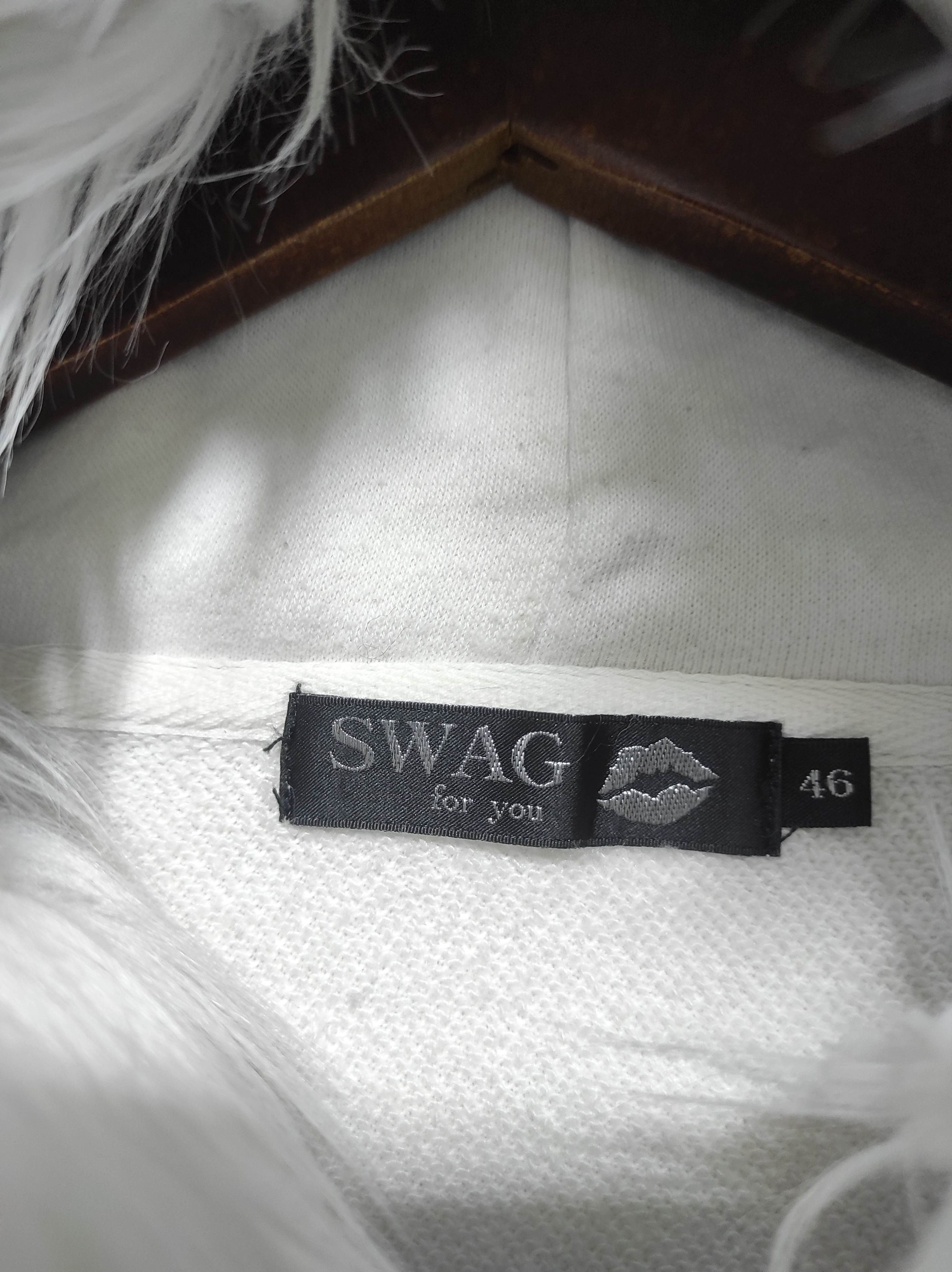 Japanese Brand Swag Sample White fur hoodie ifsix LGB style Size US S / EU 44-46 / 1 - 12 Thumbnail