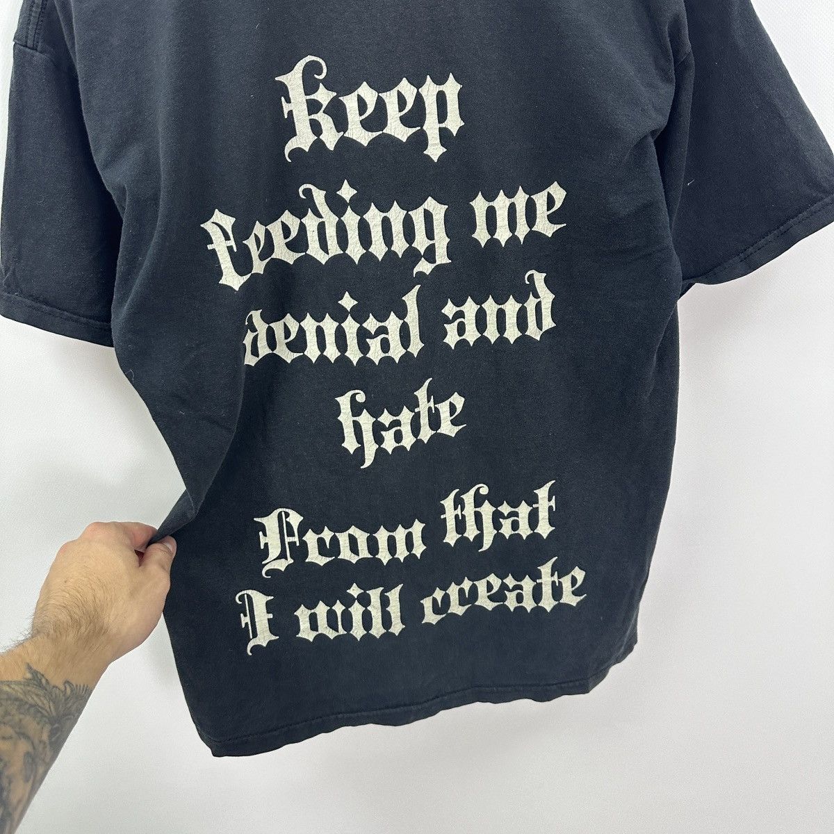 Band Tees Vintage 00s Dimmu Borgir Spiritual Metal Rock y2k og tee og Size US M / EU 48-50 / 2 - 7 Thumbnail