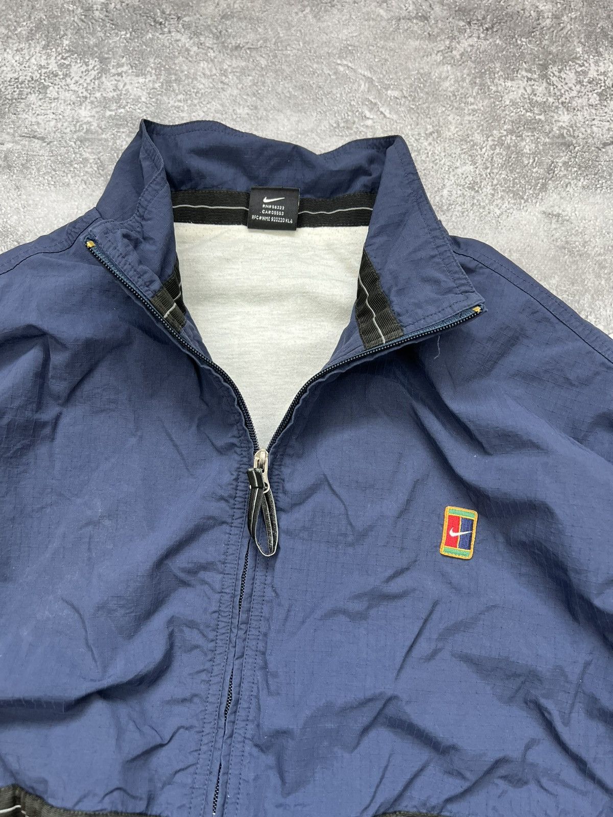 Nike Vintage 90s Nike Blue Anorak Nylon Mens Jacket Size US XXL / EU 58 / 5 - 3 Thumbnail