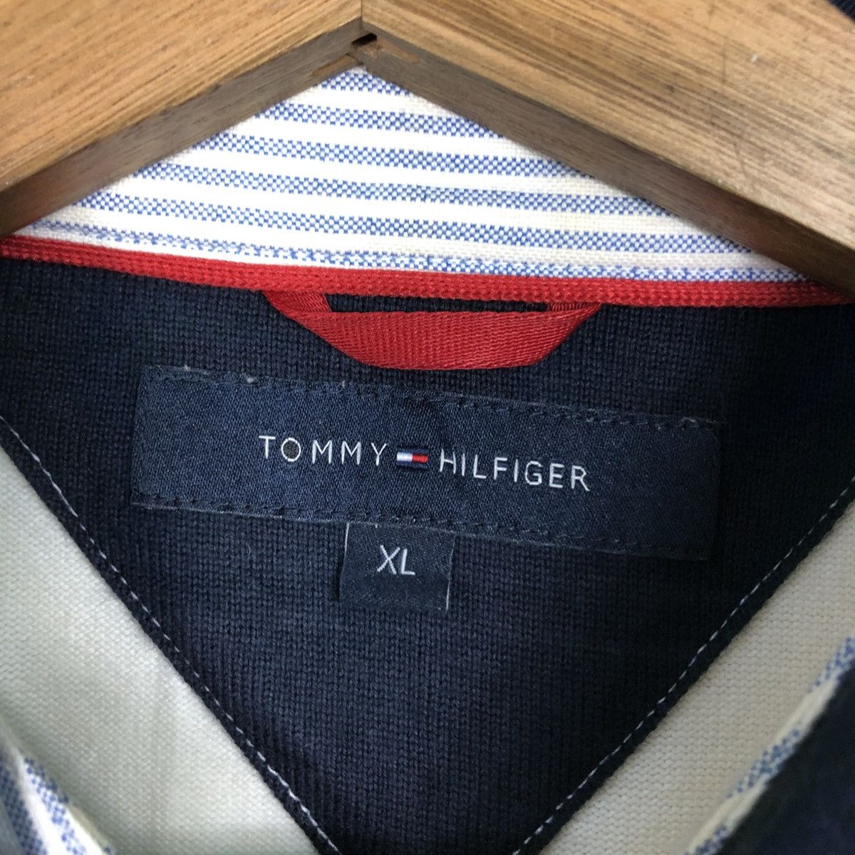 Japanese Brand 📌Vintage Collar Sweatshirt Tommy Hilfiger Big Logo Size US XL / EU 56 / 4 - 16 Thumbnail