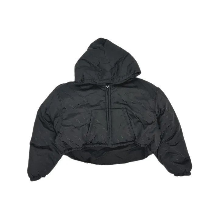 Alexander Wang Alexander Wang Black Logo Puffed Jacket for Women - Size L / US 10 / IT 46 - 2 Thumbnail