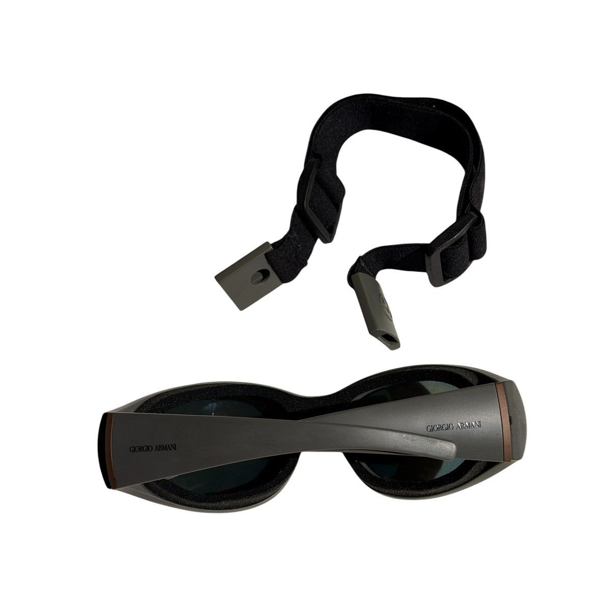 Giorgio Armani Removable strap reflective AR8201Q60504Z sunglasses Size ONE SIZE - 2 Thumbnail
