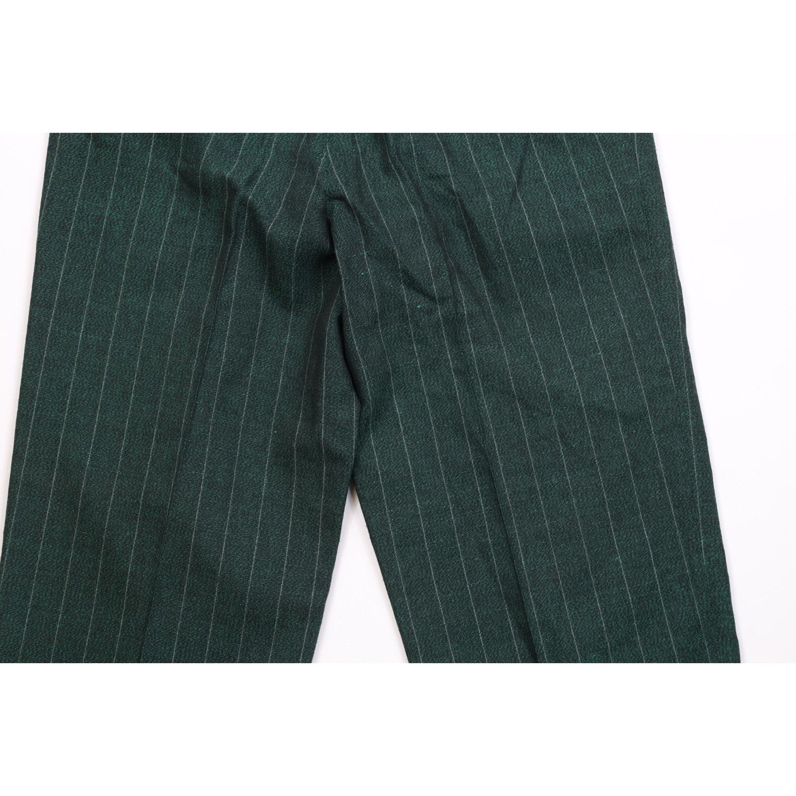 Vintage Vintage 70s 80s 2 Piece Wool Striped Double Breasted Suit Size 44L - 21 Thumbnail
