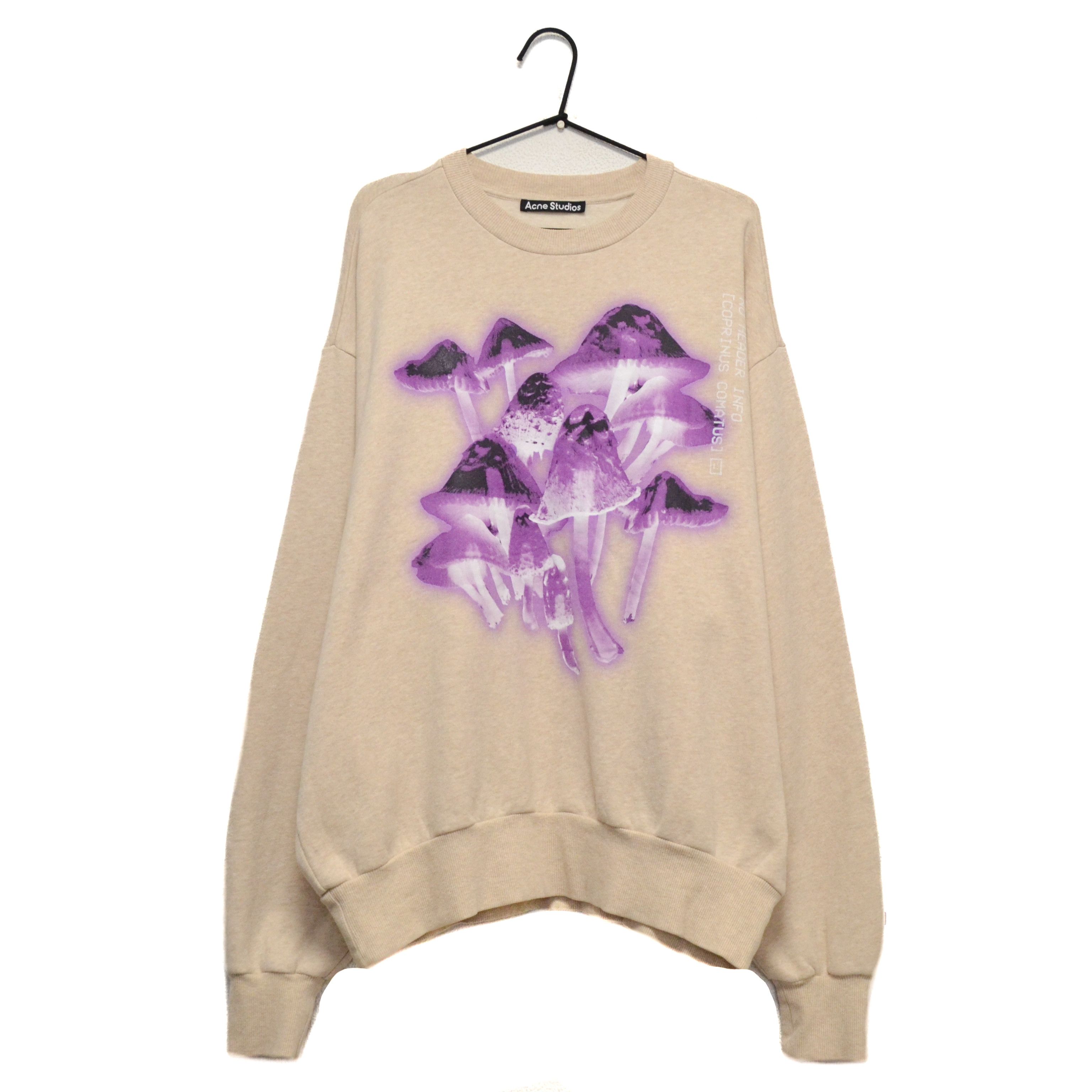 Acne Studios Acne Studios X-Ray Mushroom Beige Sweatshirt Size US M / EU 48-50 / 2 - 1 Thumbnail