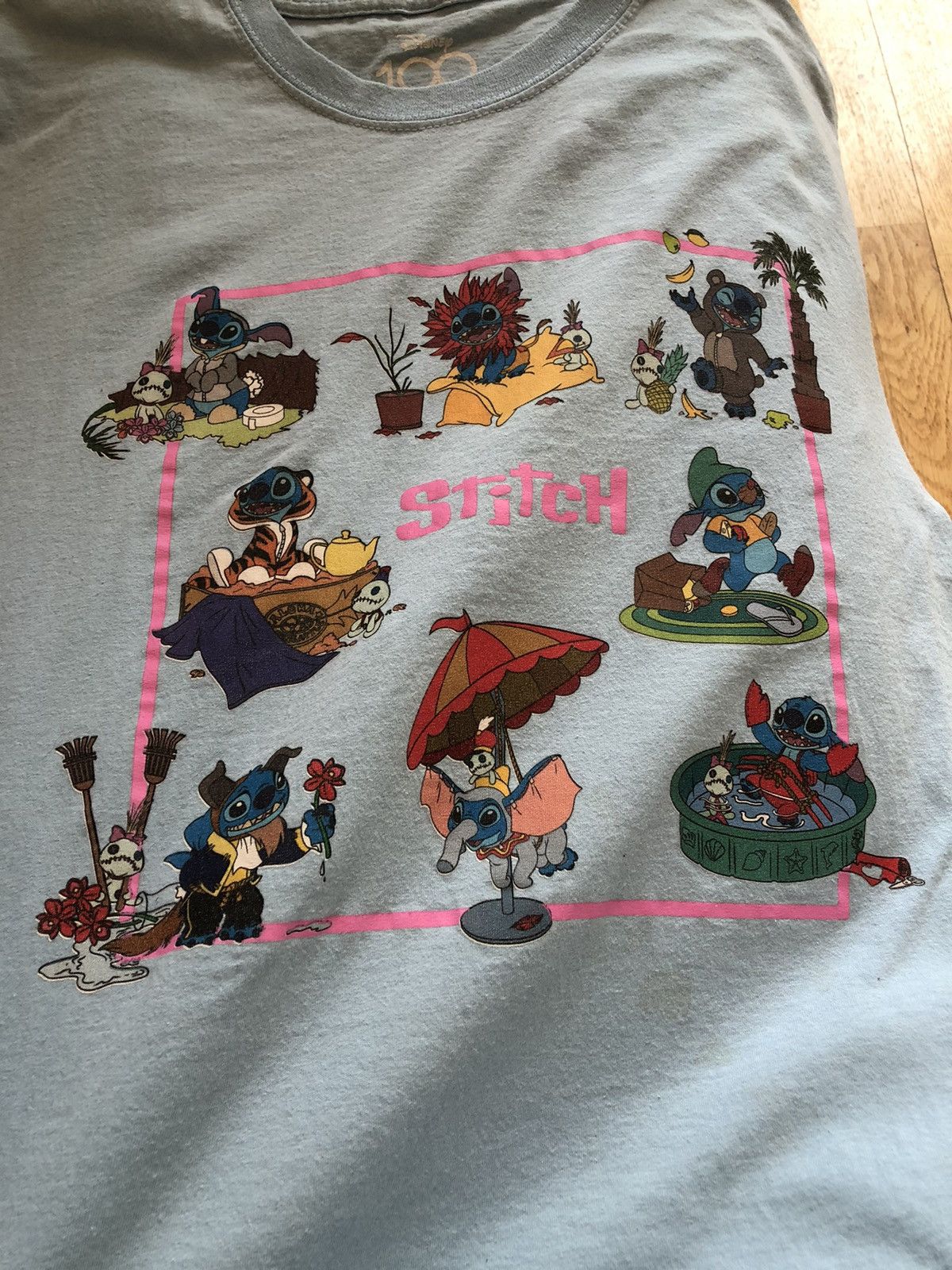 Disney VINTAGE LILO & STITCH DISNEY CARTOON SERIES TEE SHIRT Size US M / EU 48-50 / 2 - 2 Thumbnail