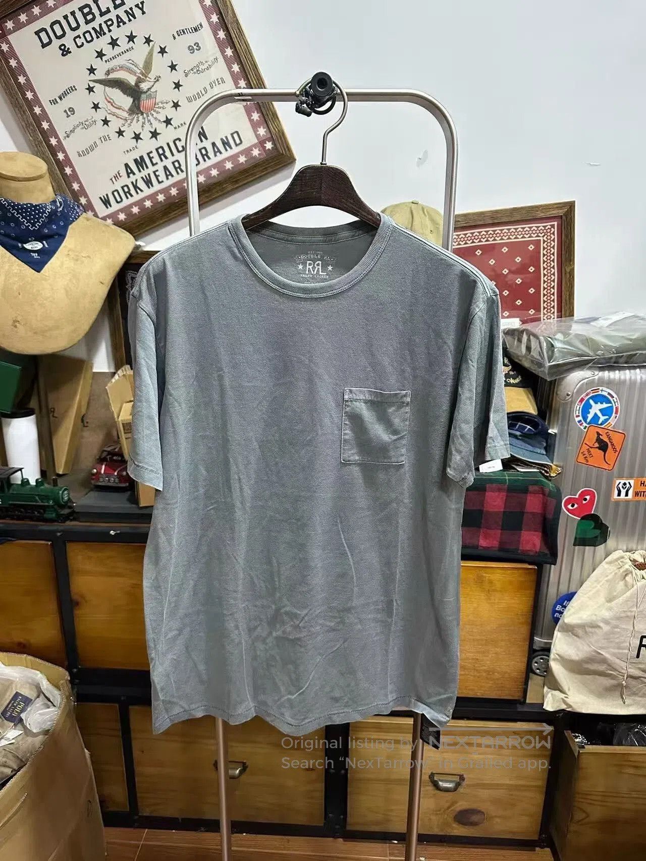 RRL Ralph Lauren RRL Washed Dyed Pocket T. Size US M / EU 48-50 / 2 - 1 Thumbnail